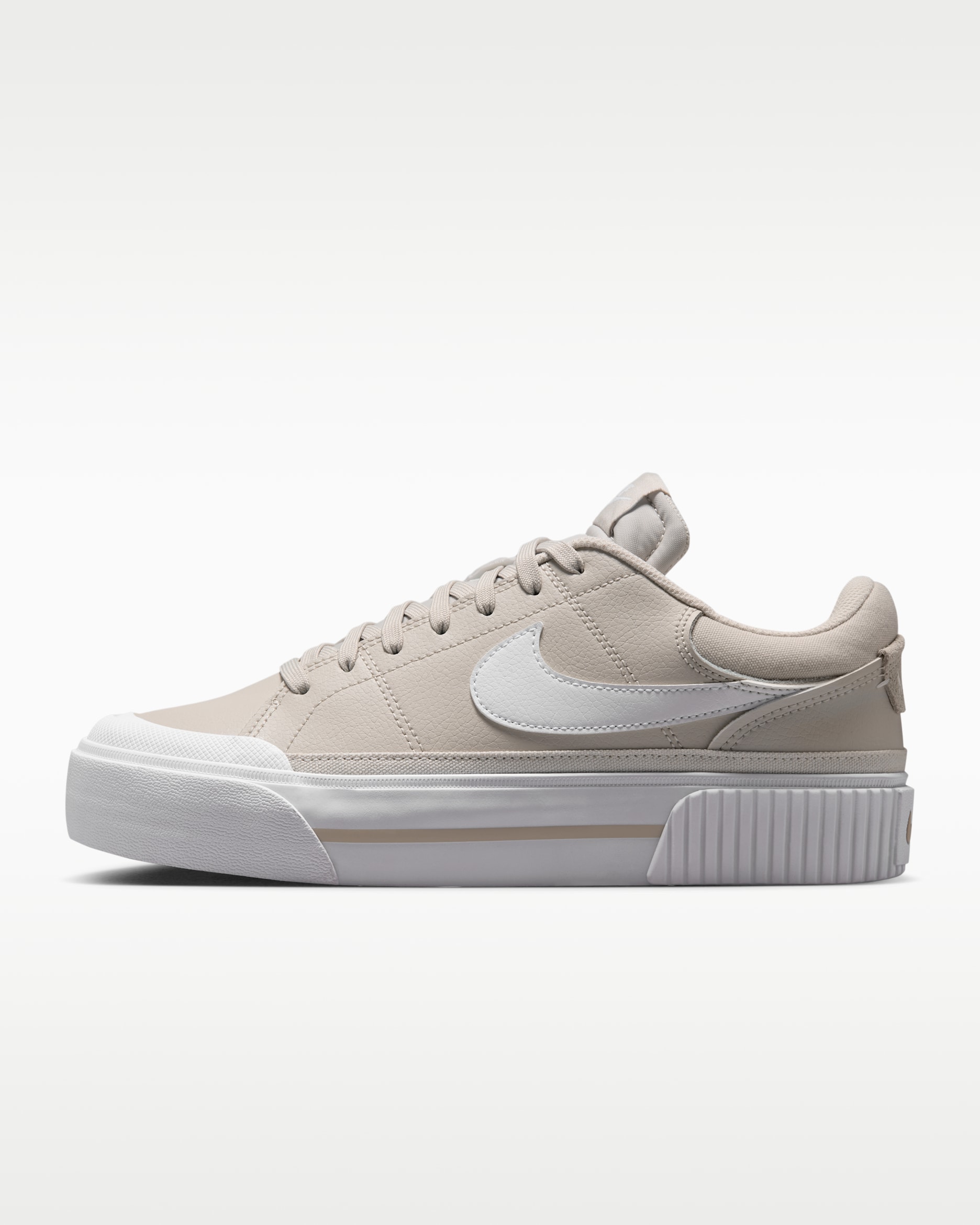 รองเท้าผู้หญิง Nike Court Legacy Lift - Light Orewood Brown/Phantom/ขาว