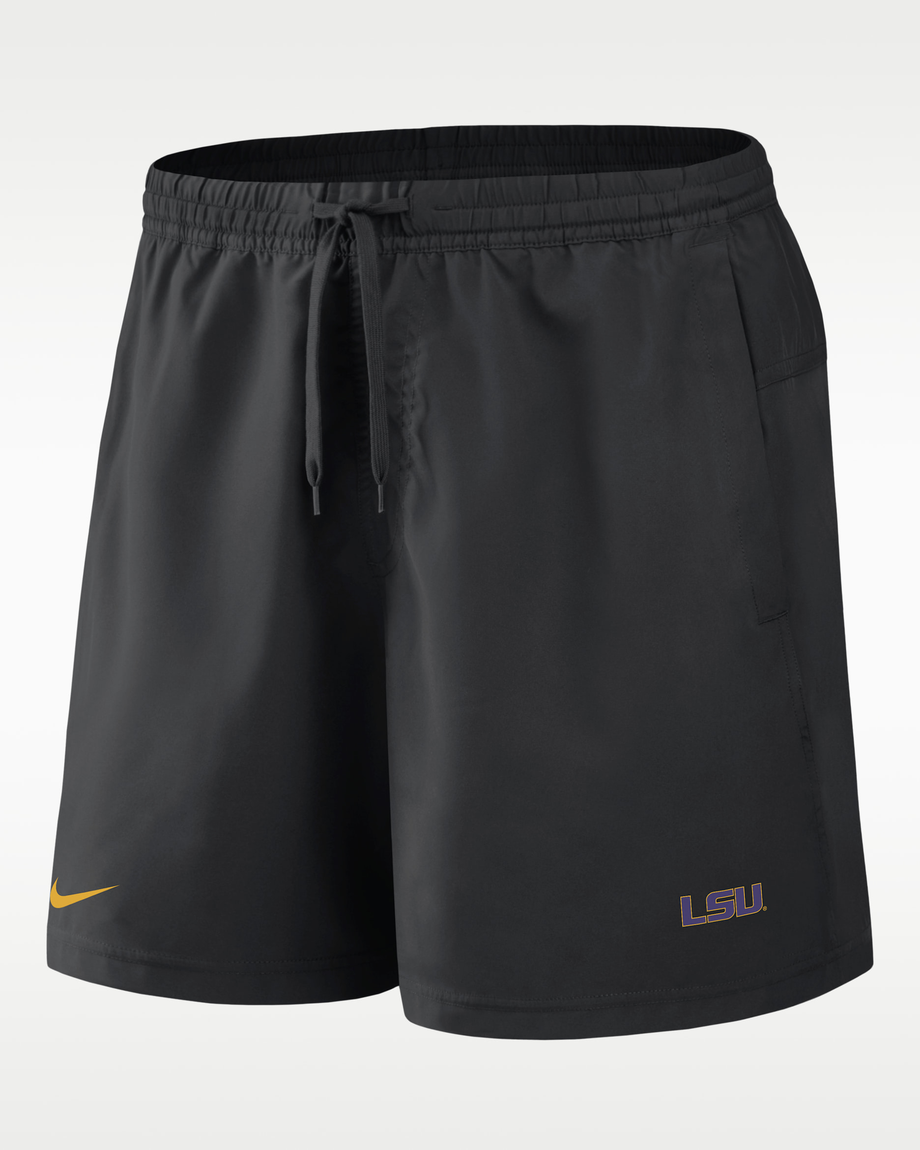 LSU Primetime Primary Logo Men's Nike Dri-FIT College Form Shorts - Black
