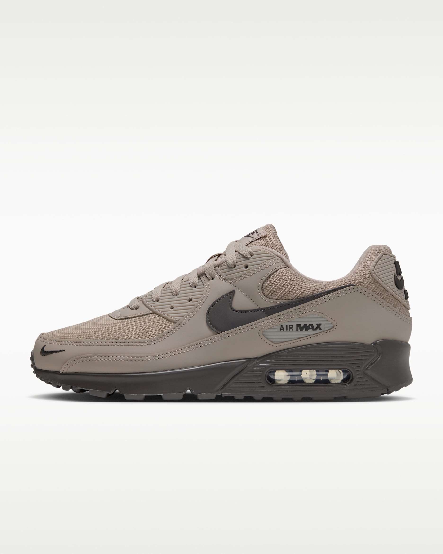 Nike Air Max 90 herresko - Cream II/Phantom/Light Bone/Medium Ash