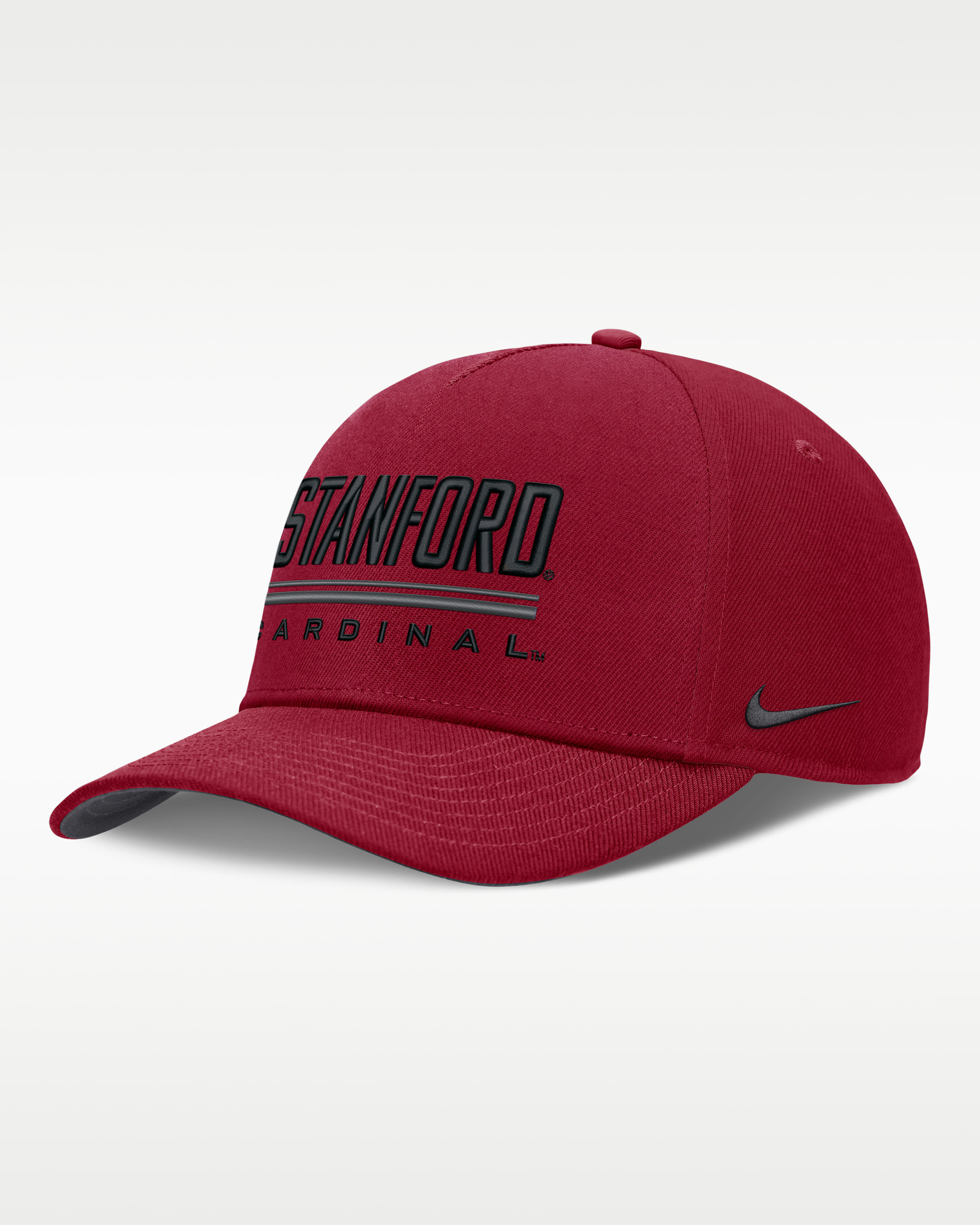 Stanford Sideline Practice Rise Men's Nike Dri-FIT College Adjustable Hat - Cardinal Red