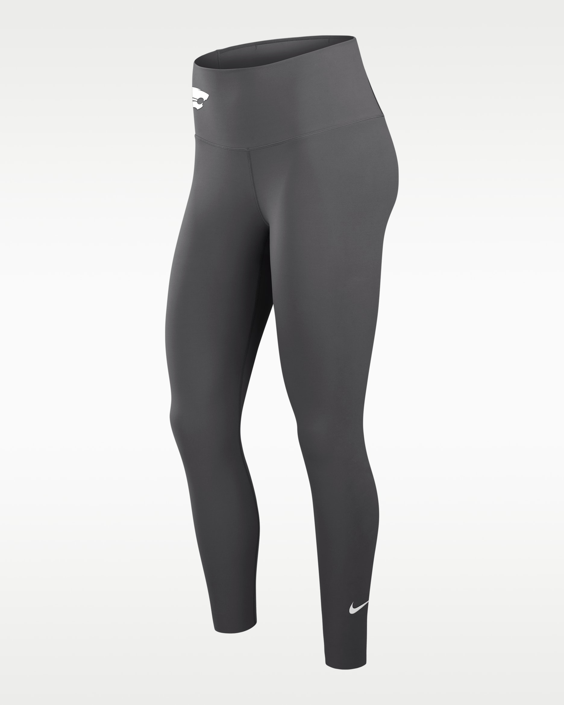Nike One (Kansas State) Women's Dri-FIT High-Rise Leggings - Medium Ash