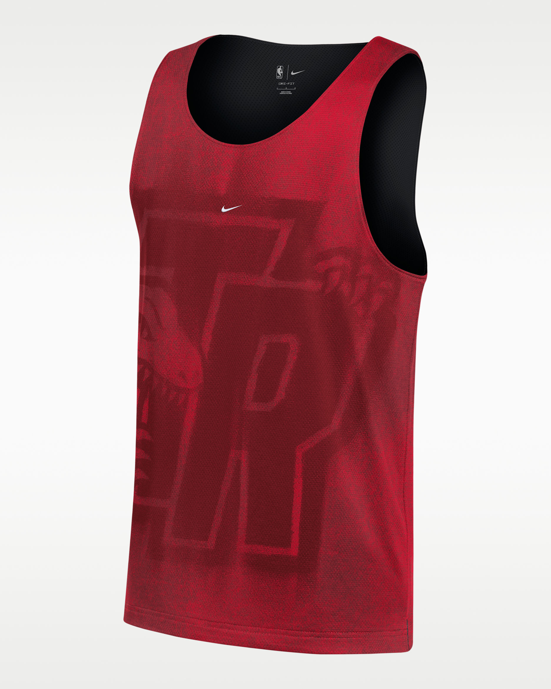 Toronto Raptors Standard Issue Nike Men's Mesh Basketball Jersey - University Red/Black