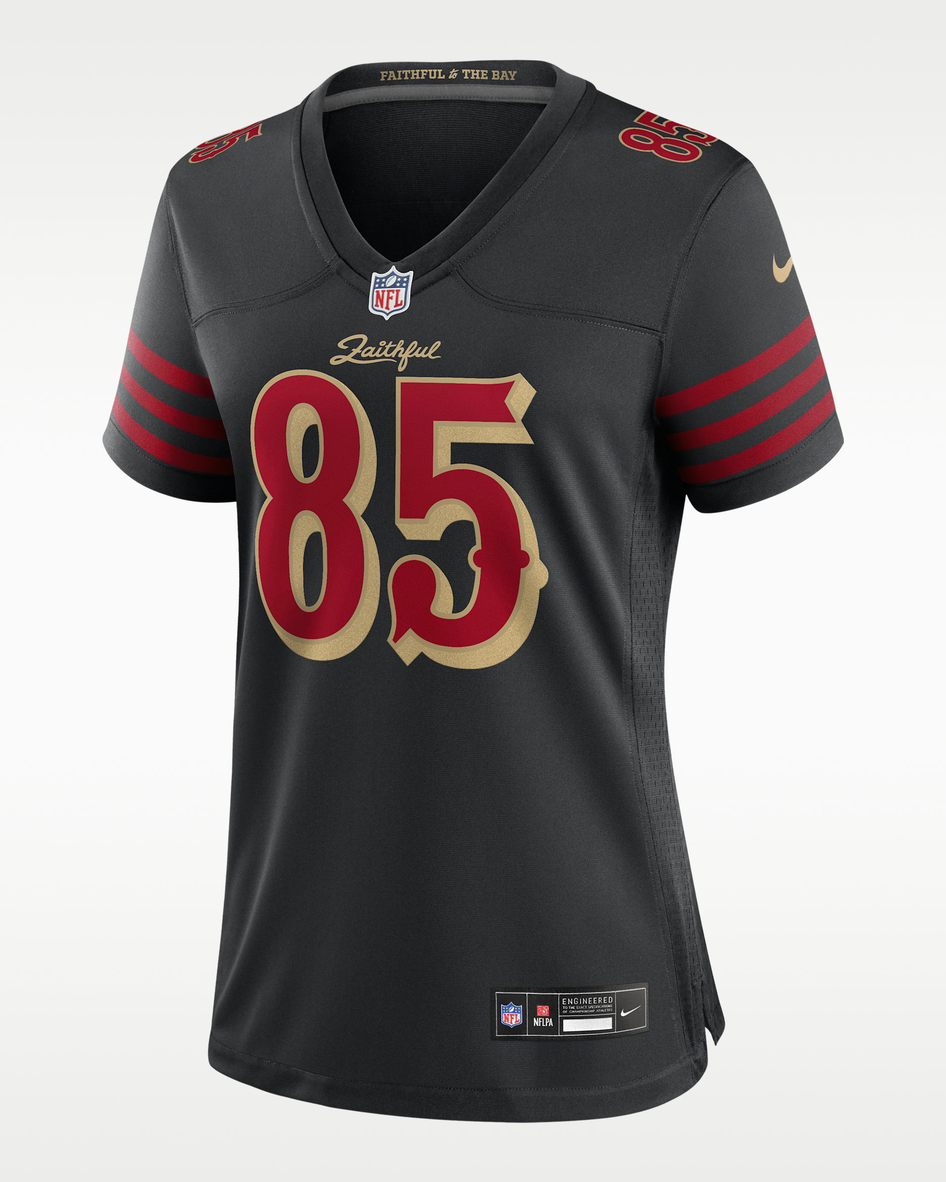 George Kittle San Francisco 49ers Rivalries Collection Women’s Nike NFL Game Jersey - Black