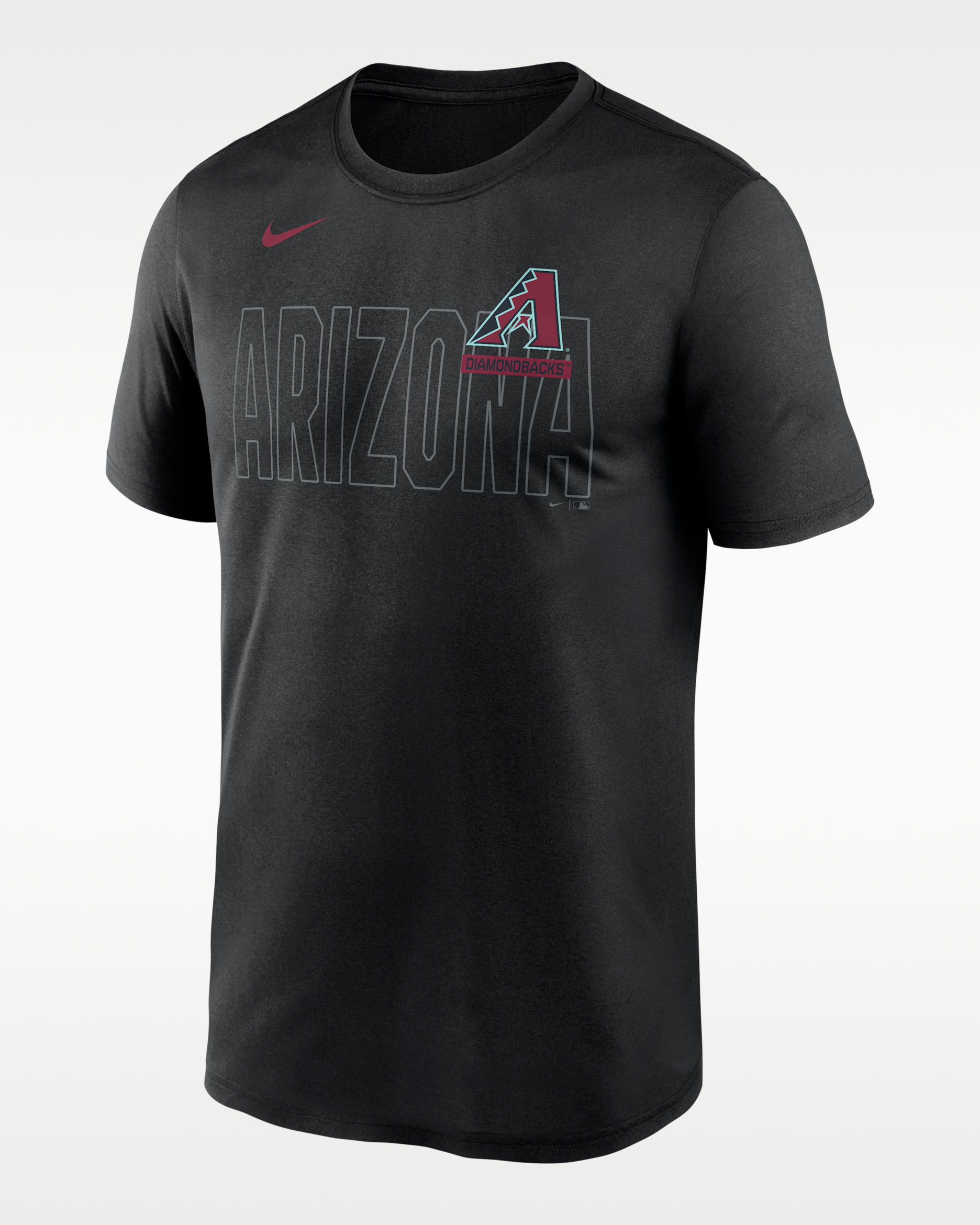Arizona Diamondbacks Knockout Team Legend Men's Nike Dri-FIT MLB T-Shirt - Black