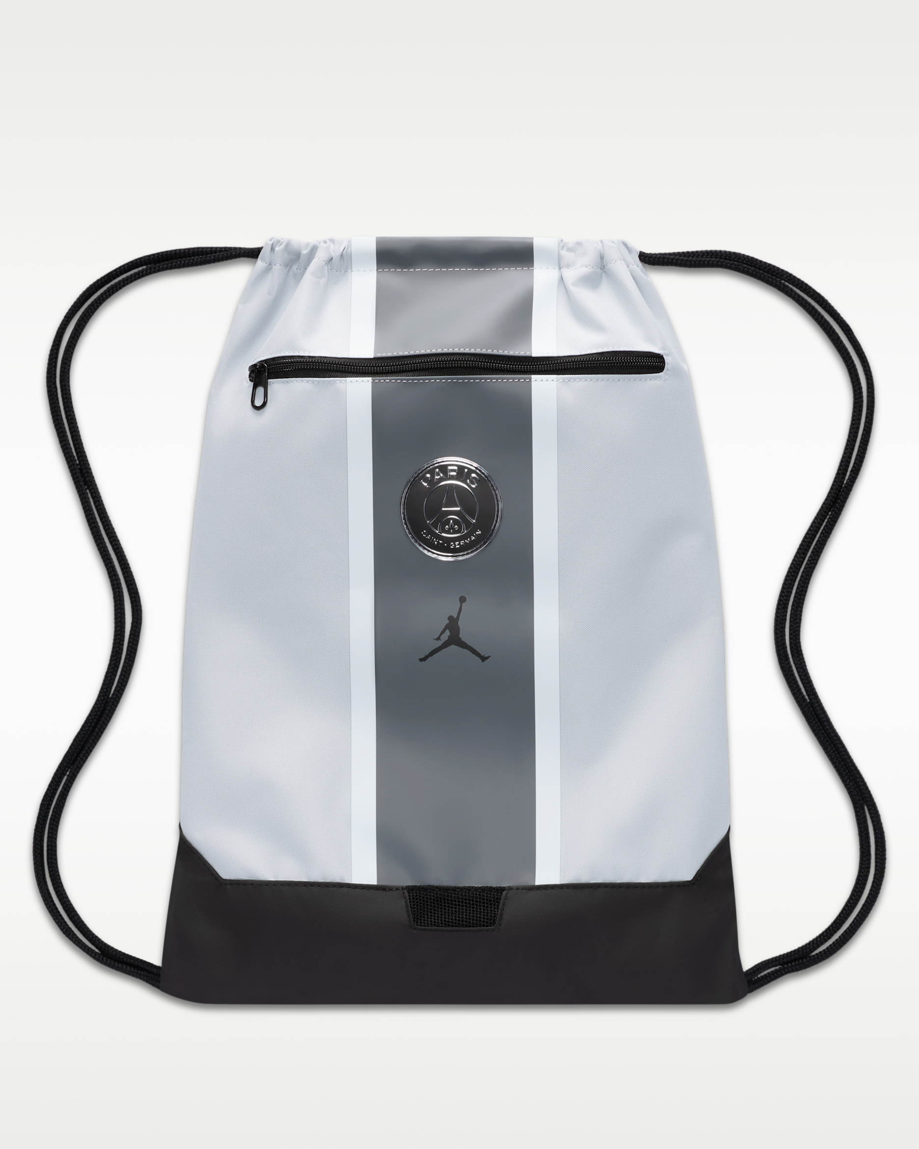Worek na sprzęt Jordan Academy Paris Saint-Germain - Pure Platinum/Pure Platinum