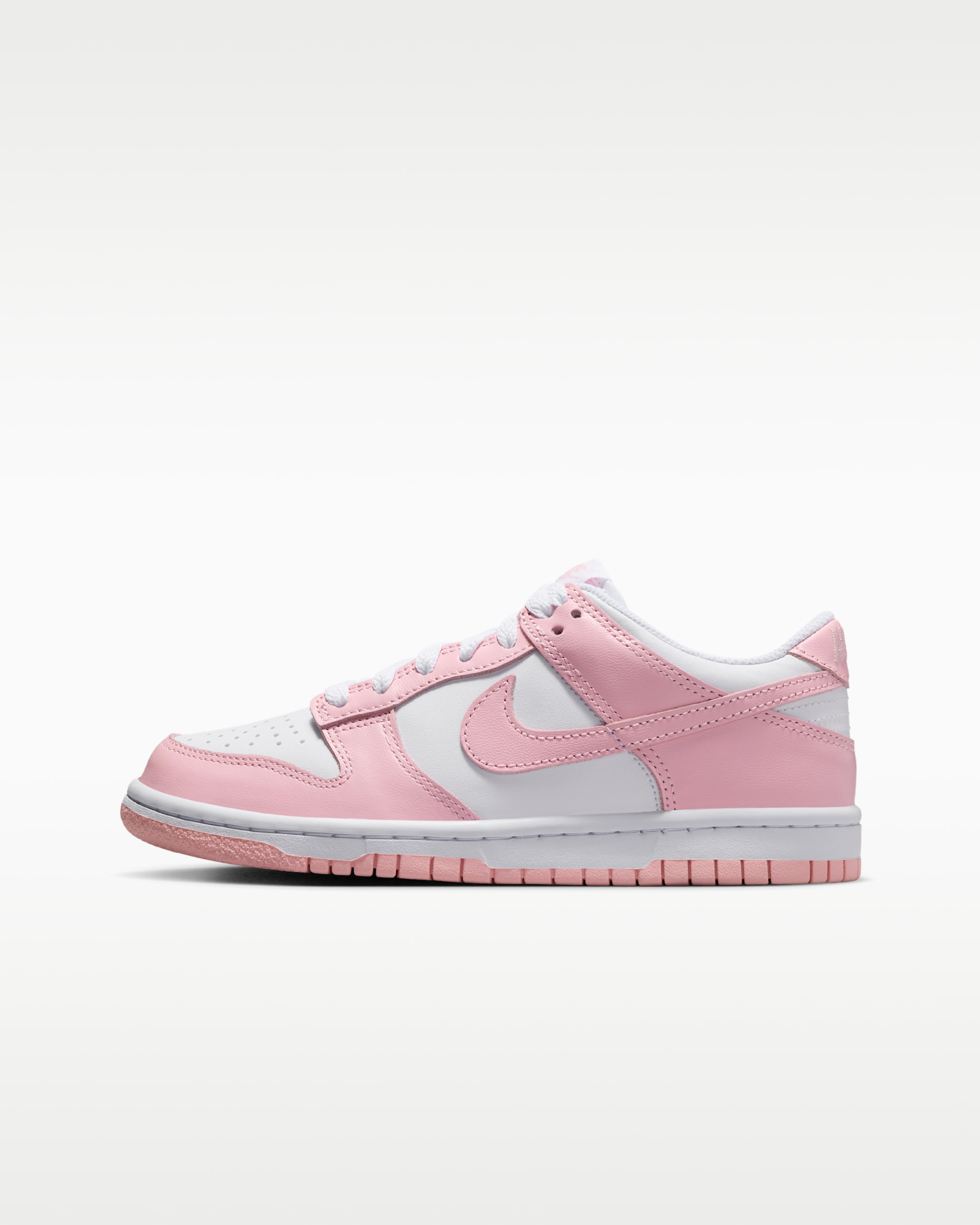 Scarpa Nike Dunk Low – Ragazzi - Bianco/Bianco/Bianco/Medium Soft Pink