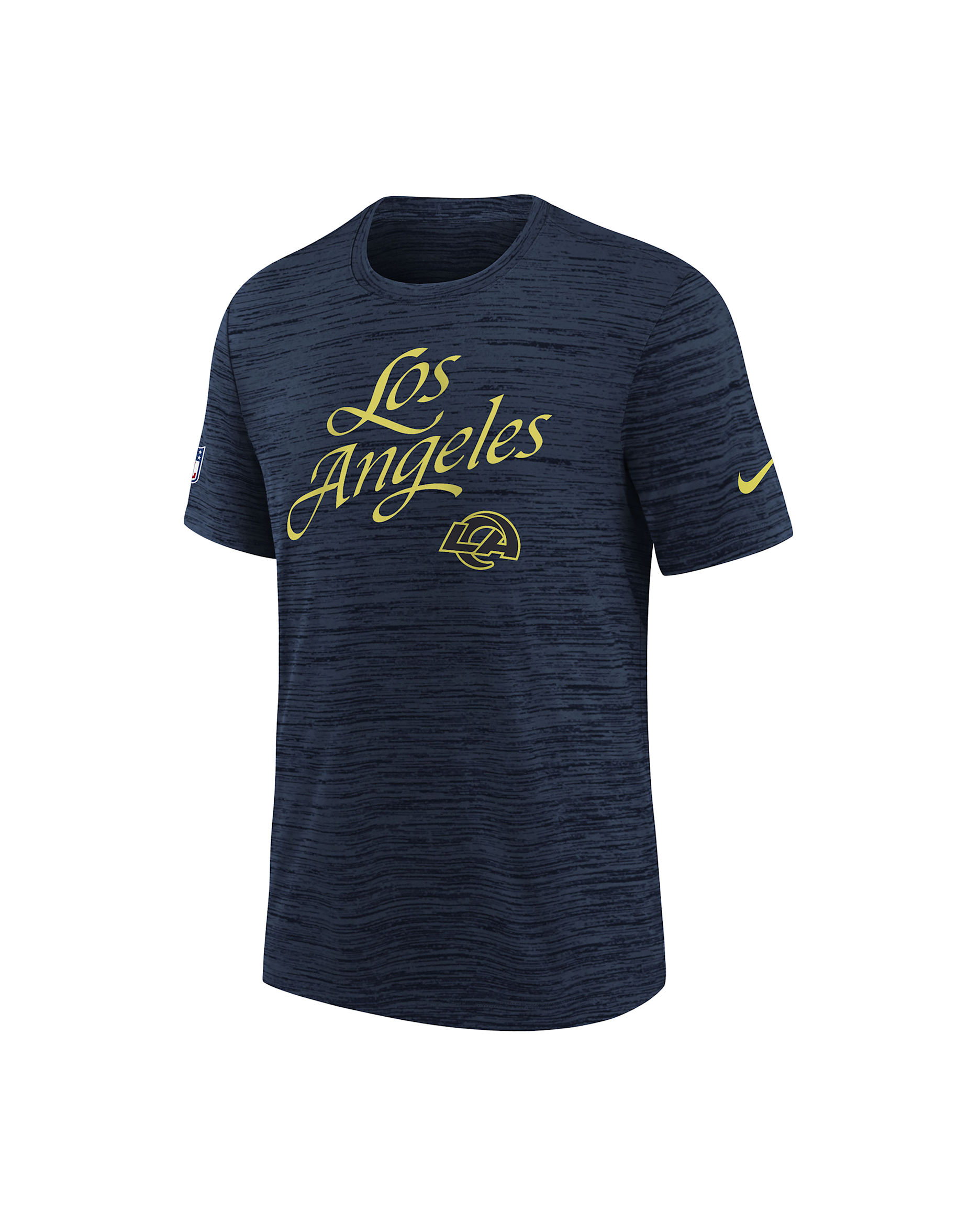 Los Angeles Rams Rivalry Sideline Velocity Big Kids' Nike Dri-FIT NFL T-Shirt - Navy