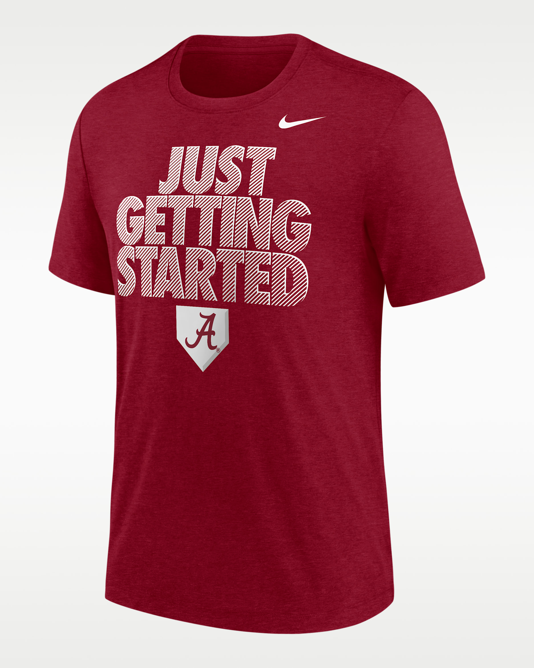 Nike College (Alabama Crimson Tide) Men's Short-Sleeve Baseball T-Shirt - Team Crimson