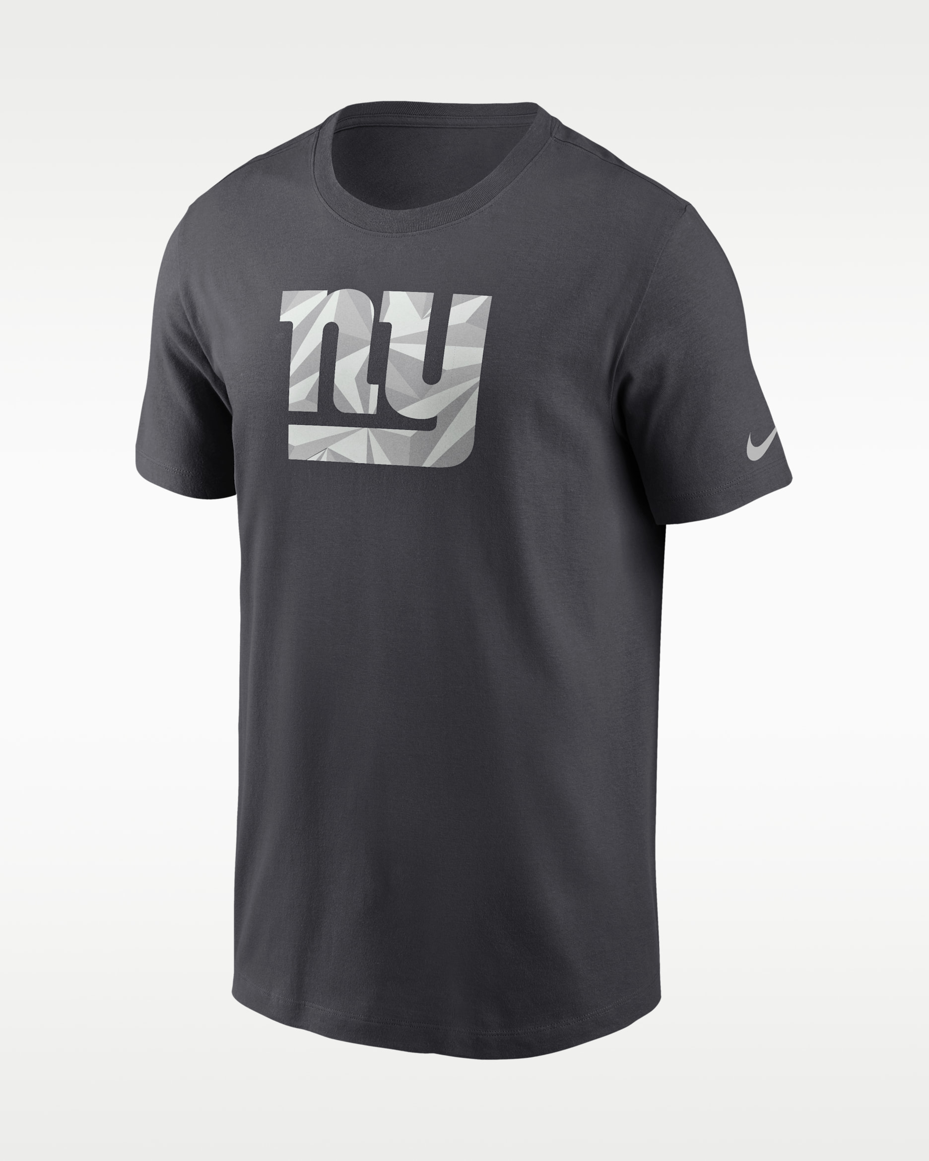 New York Giants Fractal Logo Men's Nike NFL T-Shirt - Anthracite