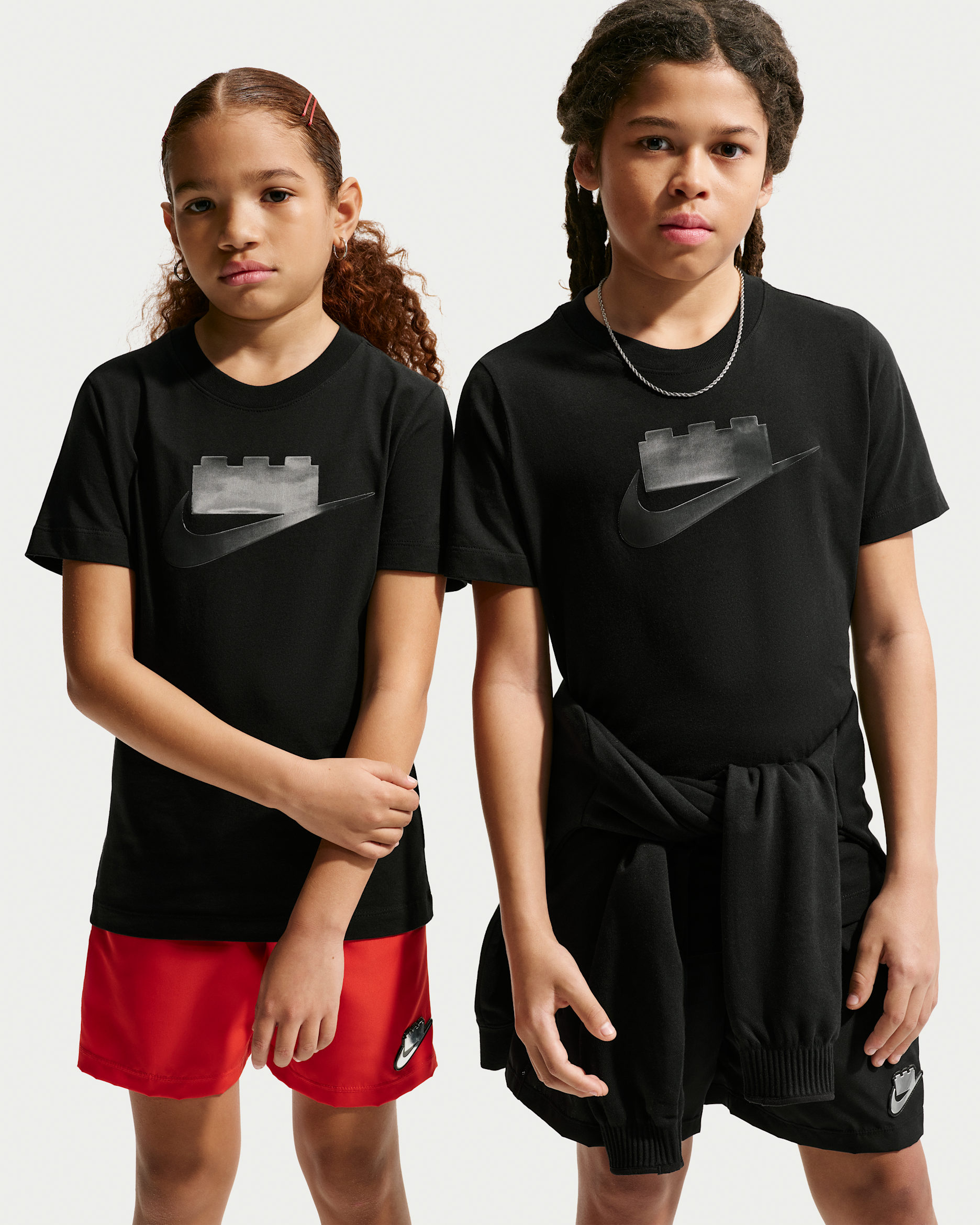 Nike x LEGO® Collection Older Kids' T-Shirt - Black