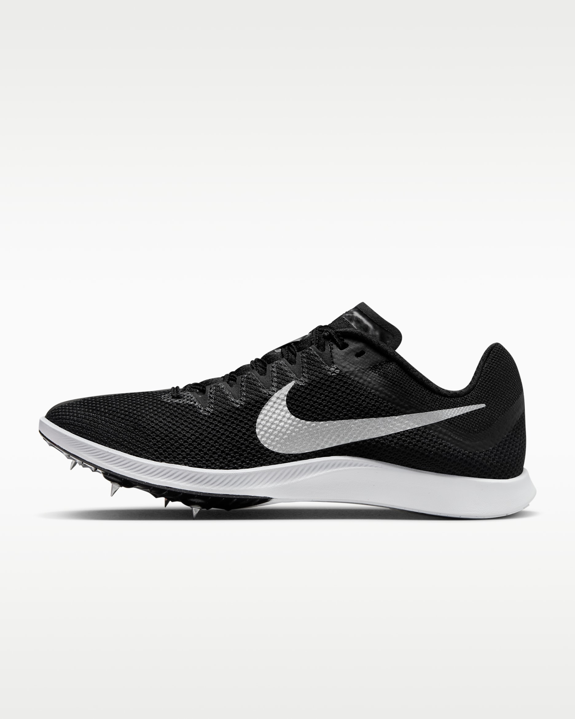 Nike Zoom Rival Distance Track & Field Distance Spikes - Black/Black/Metallic Silver