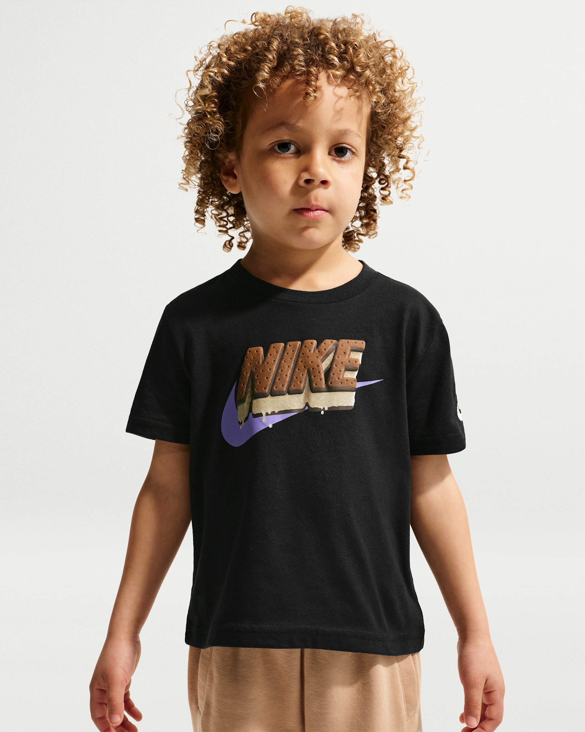 Nike Toddler Ice Cream Sandwich T-Shirt - Black