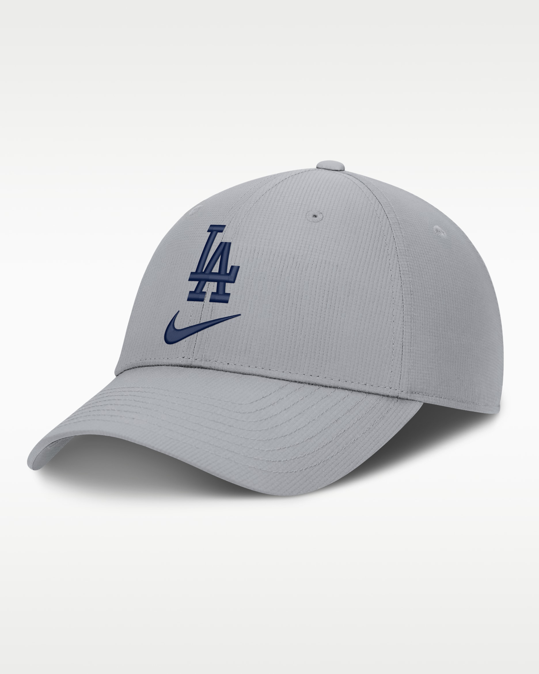 Gorra Nike de la MLB Club Los Angeles Dodgers - Gris lobo