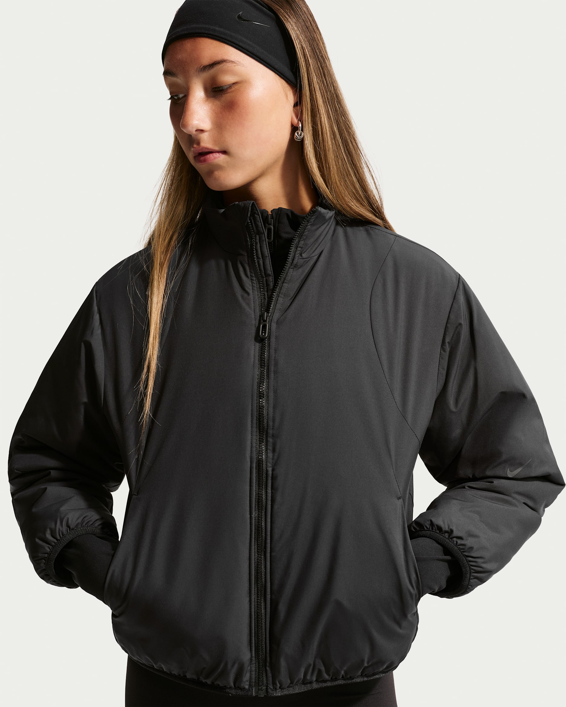 Nike Mavn Girls' Storm-FIT Insulated Jacket - Black