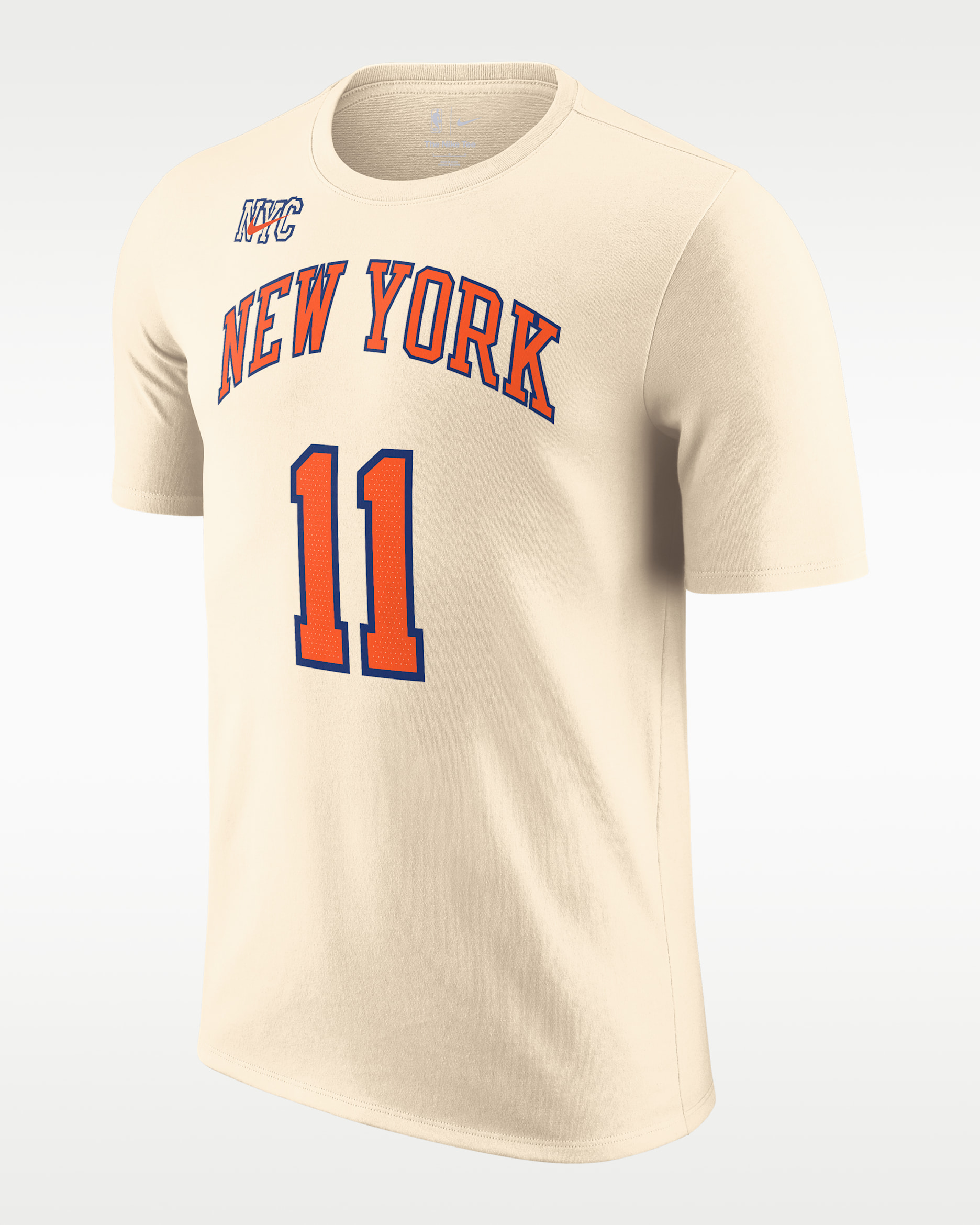 Playera Nike NBA para hombre New York Knicks Essentials City Edition - Natural