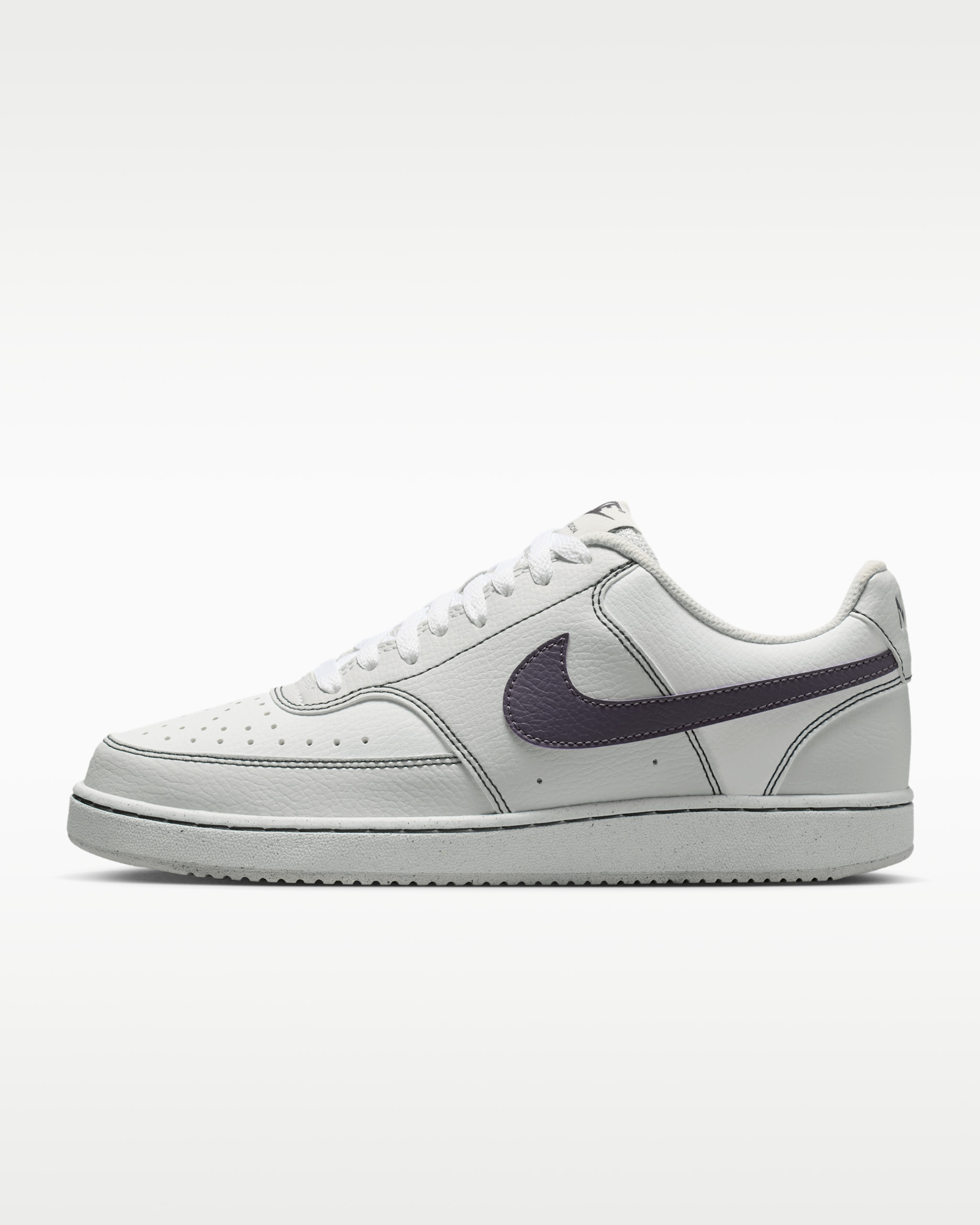 Nike Court Vision Low Next Nature CS Women's Shoes - Vast Grey/White/Anthracite/Dark Raisin