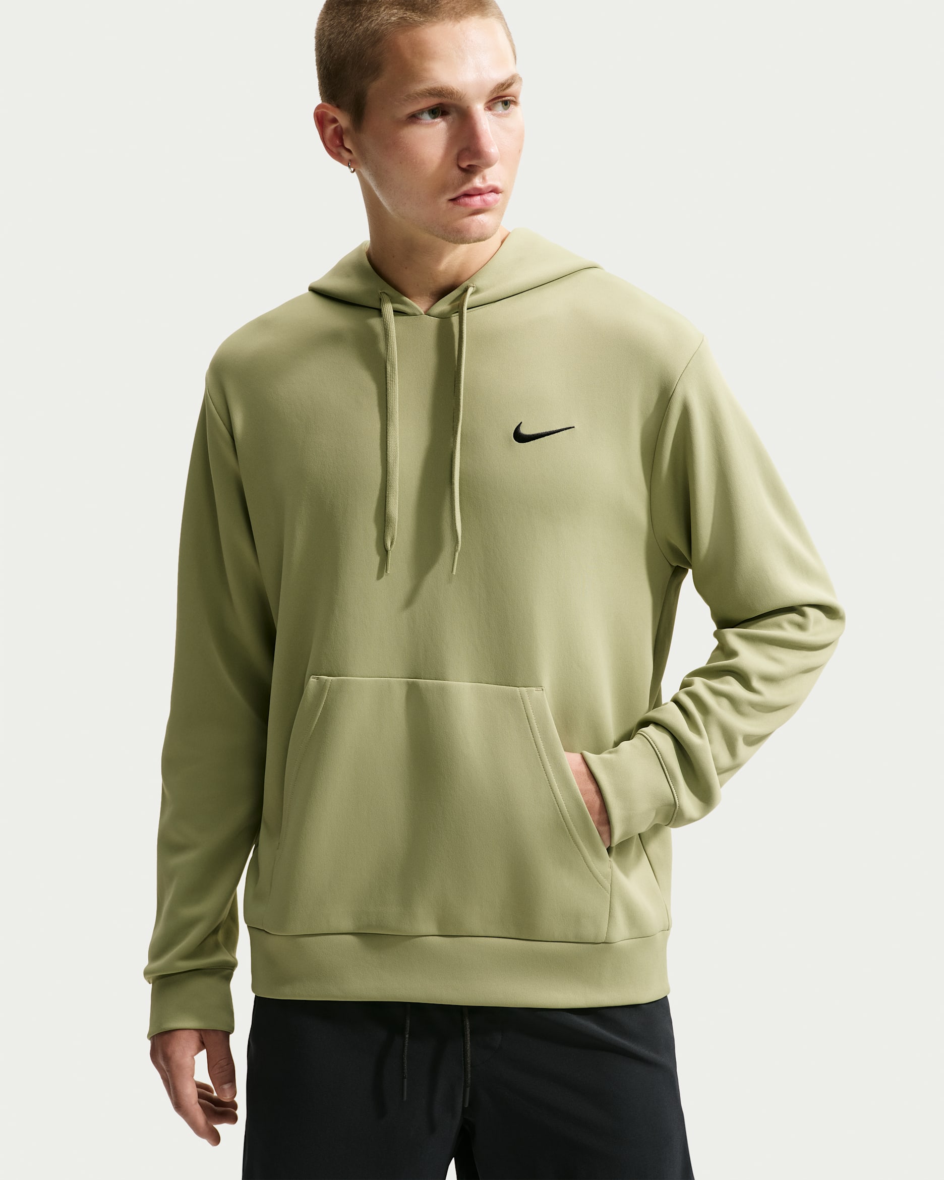 Nike Flex Men's Dri-FIT UV Protection Pullover Hoodie - Dusty Olive/Dusty Olive/Black