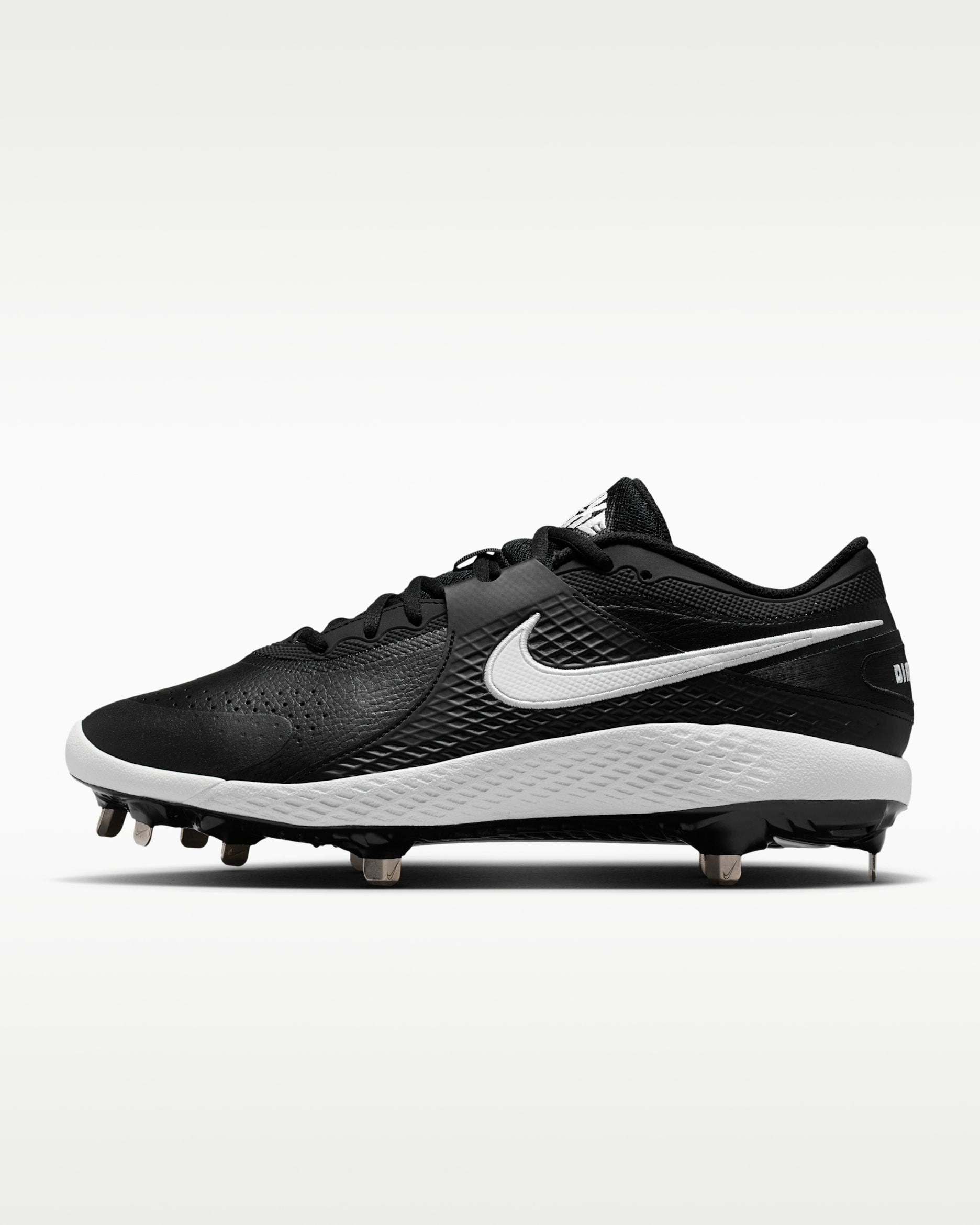 Nike Diamond Gamer MTL Baseball Shoes - Black/White