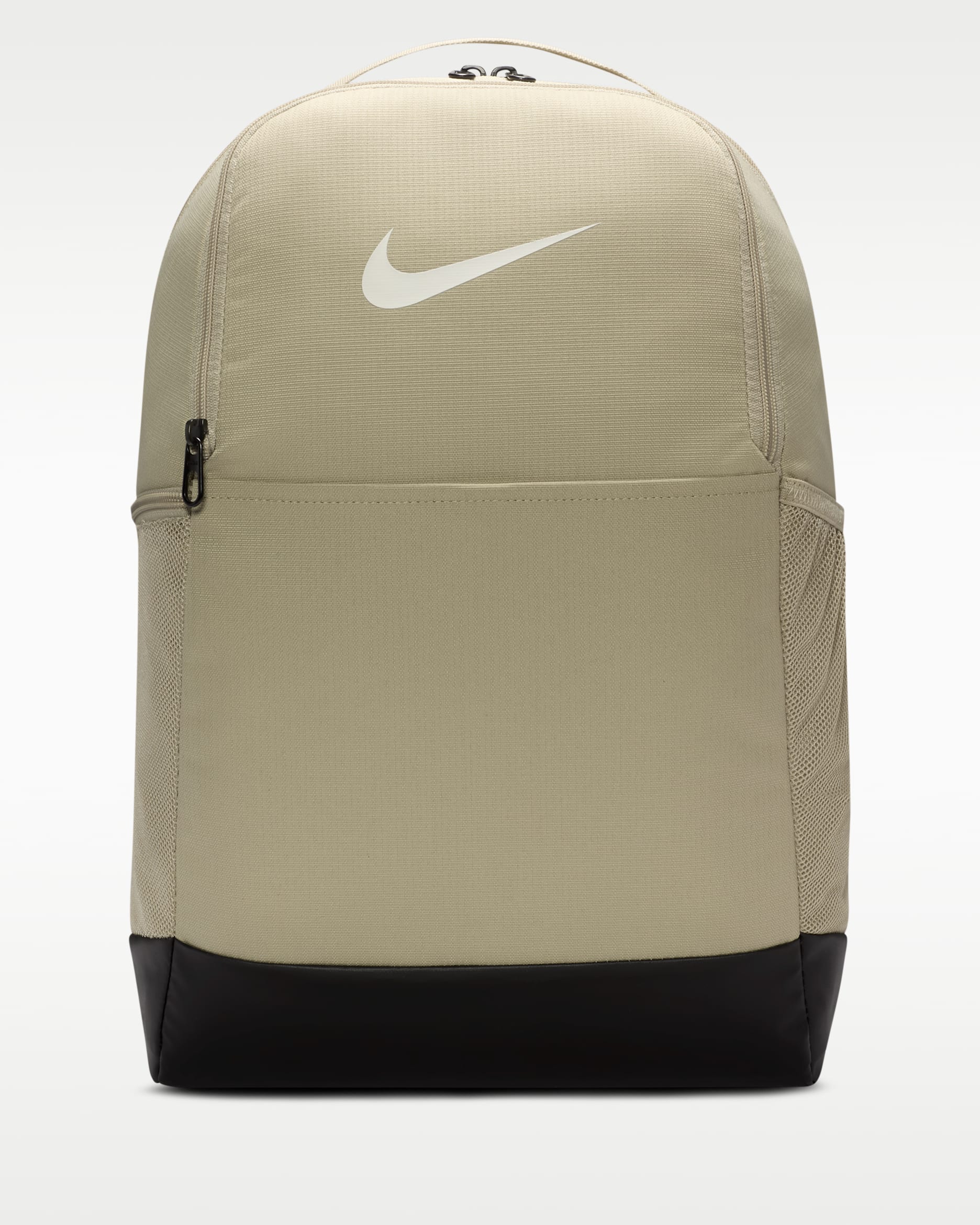 Nike Brasilia 9.5 訓練背包 (中型，24 公升) - 沙漠卡其色/黑色/Sail