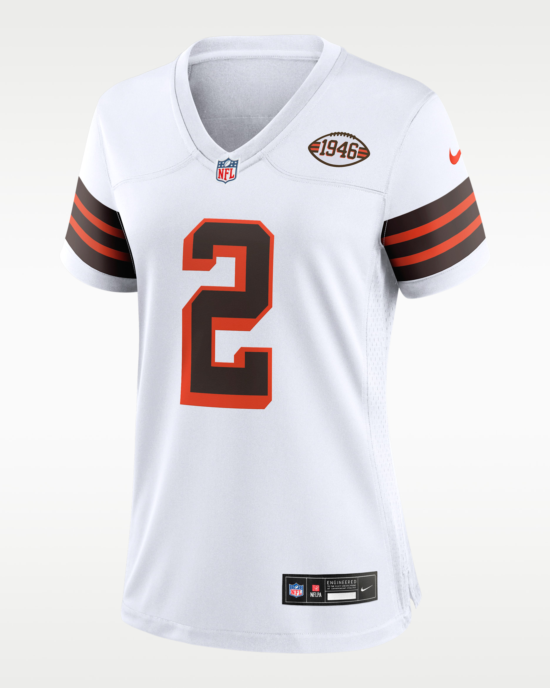 Shedeur Sanders Cleveland Browns Women's Nike NFL Game Jersey - White