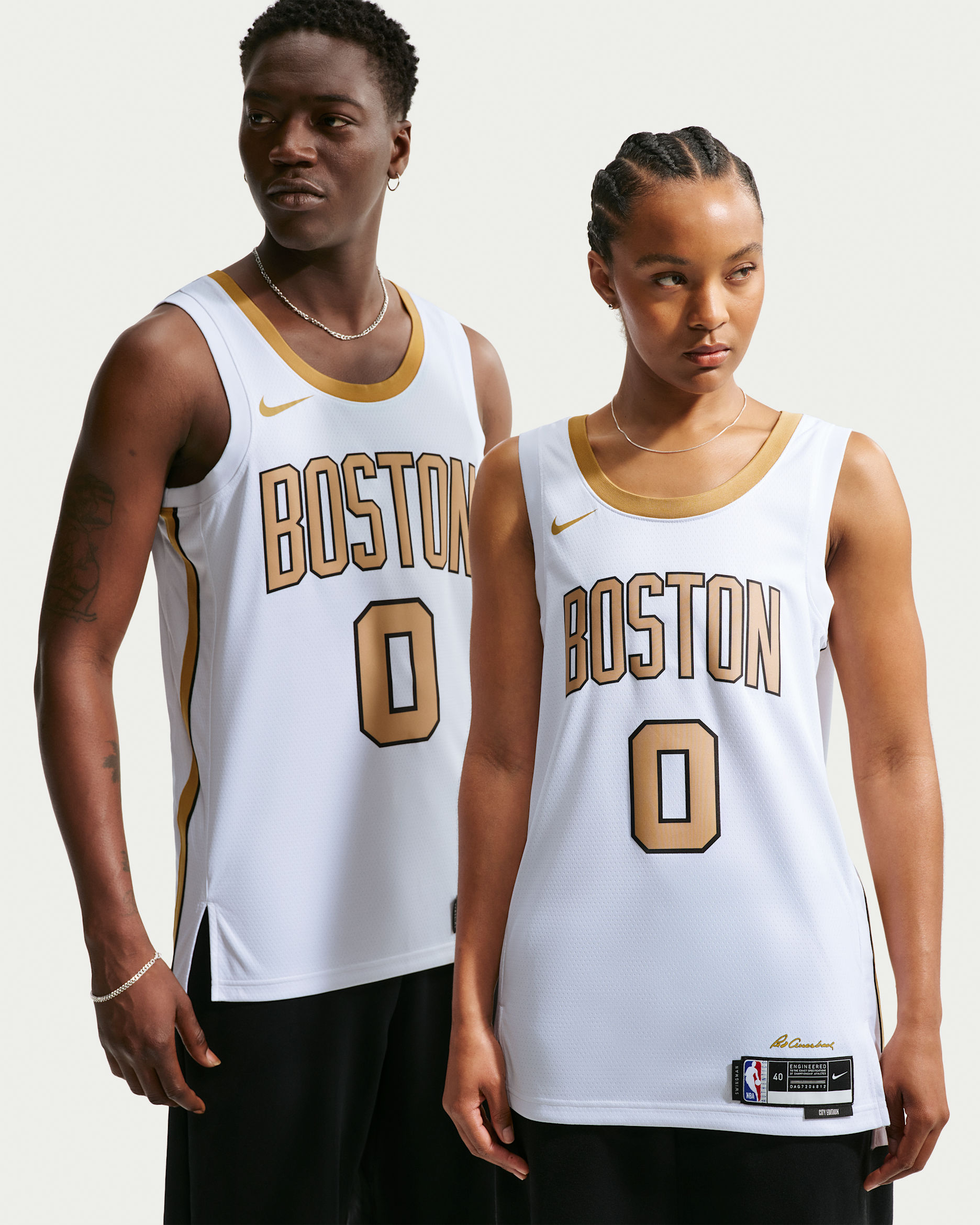 Jayson Tatum Boston Celtics City Edition Men's Nike NBA Swingman Jersey - White