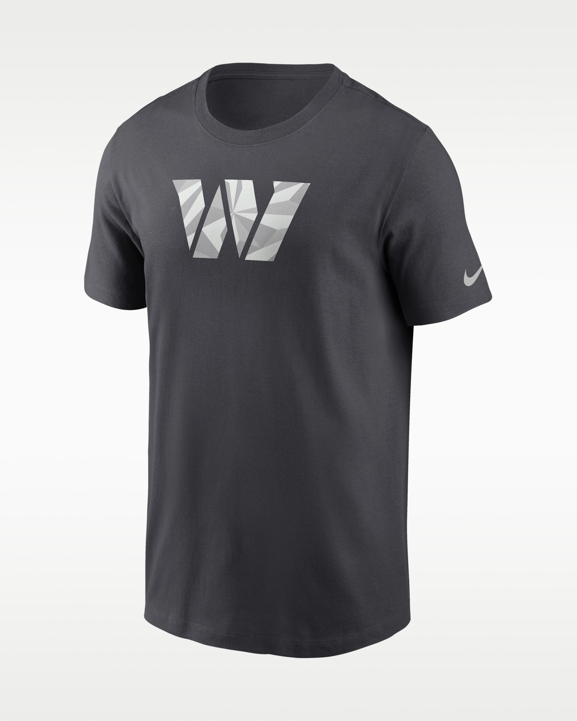 Washington Commanders Fractal Logo Men's Nike NFL T-Shirt - Anthracite