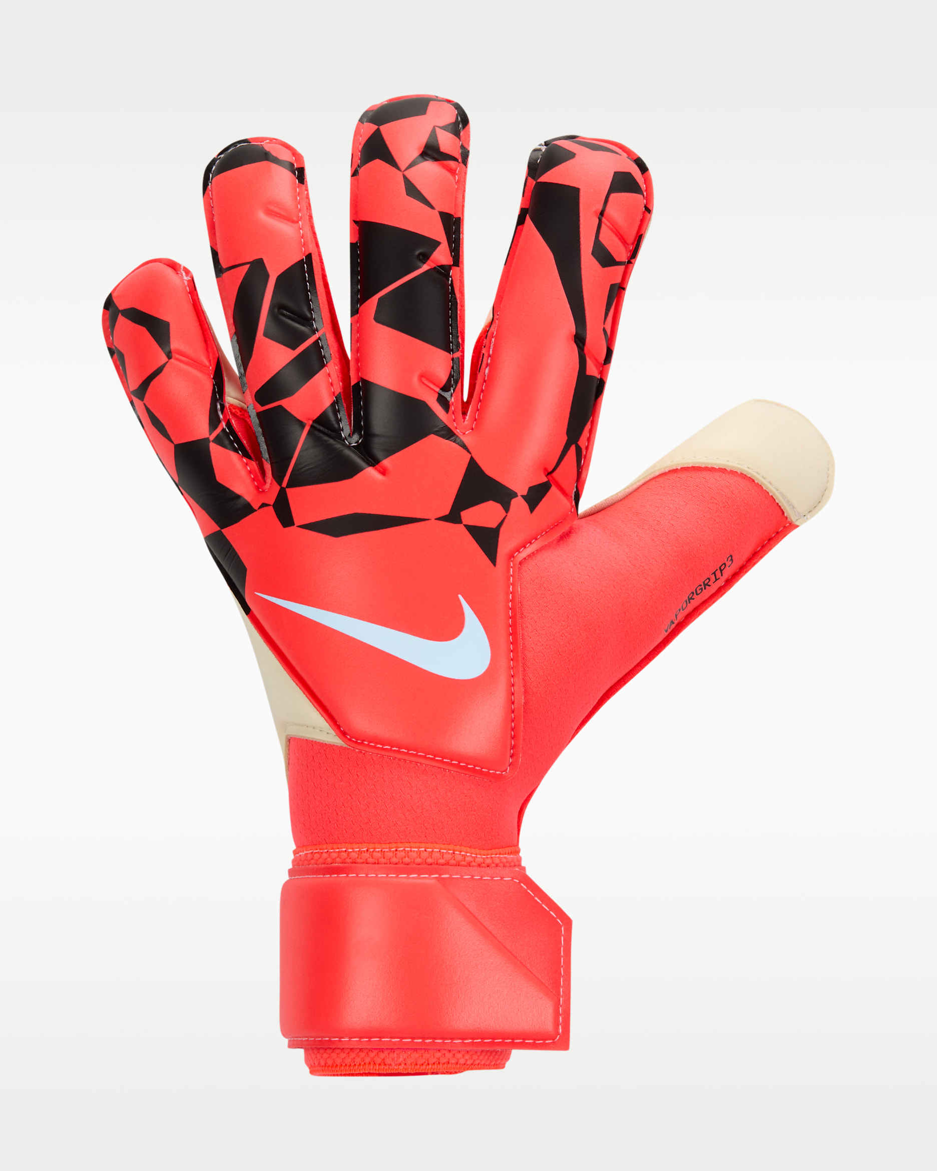 Nike Vapor Grip3 Goalkeeper Soccer Gloves - Bright Crimson/Black/Royal Tint