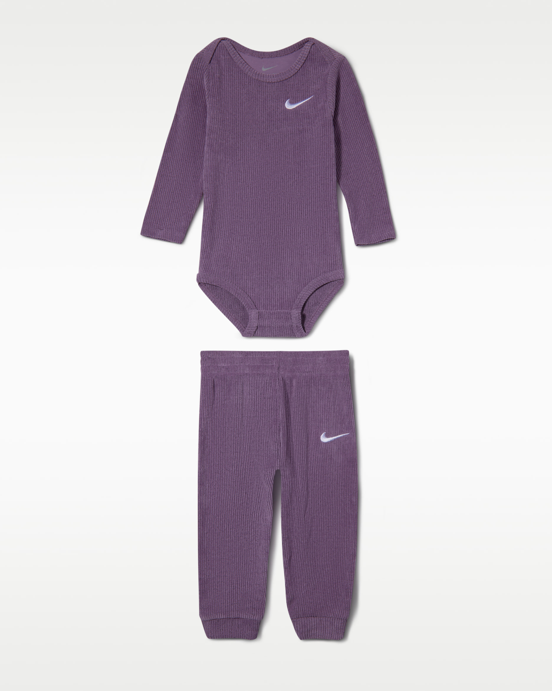Nike Baby Essentials Baby (6-12M) Long-Sleeve Bodysuit and Pants Set - Violet Dust