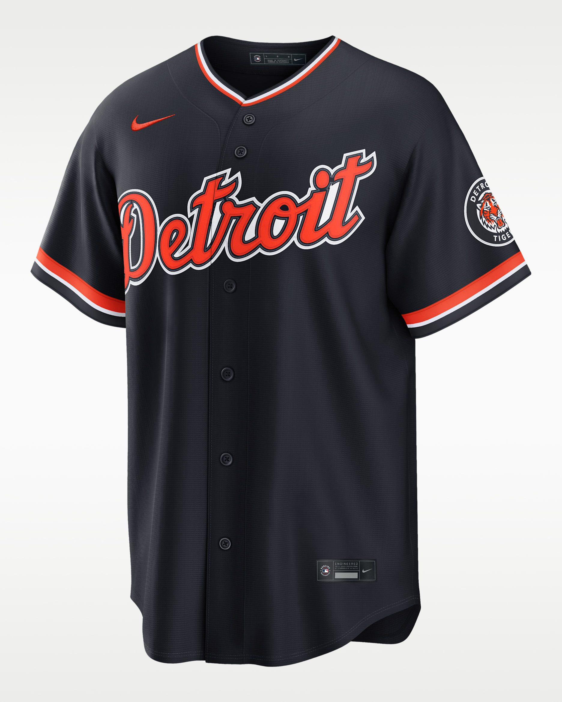 Jersey Nike de la MLB Stadium para hombre Detroit Tigers - Azul marino