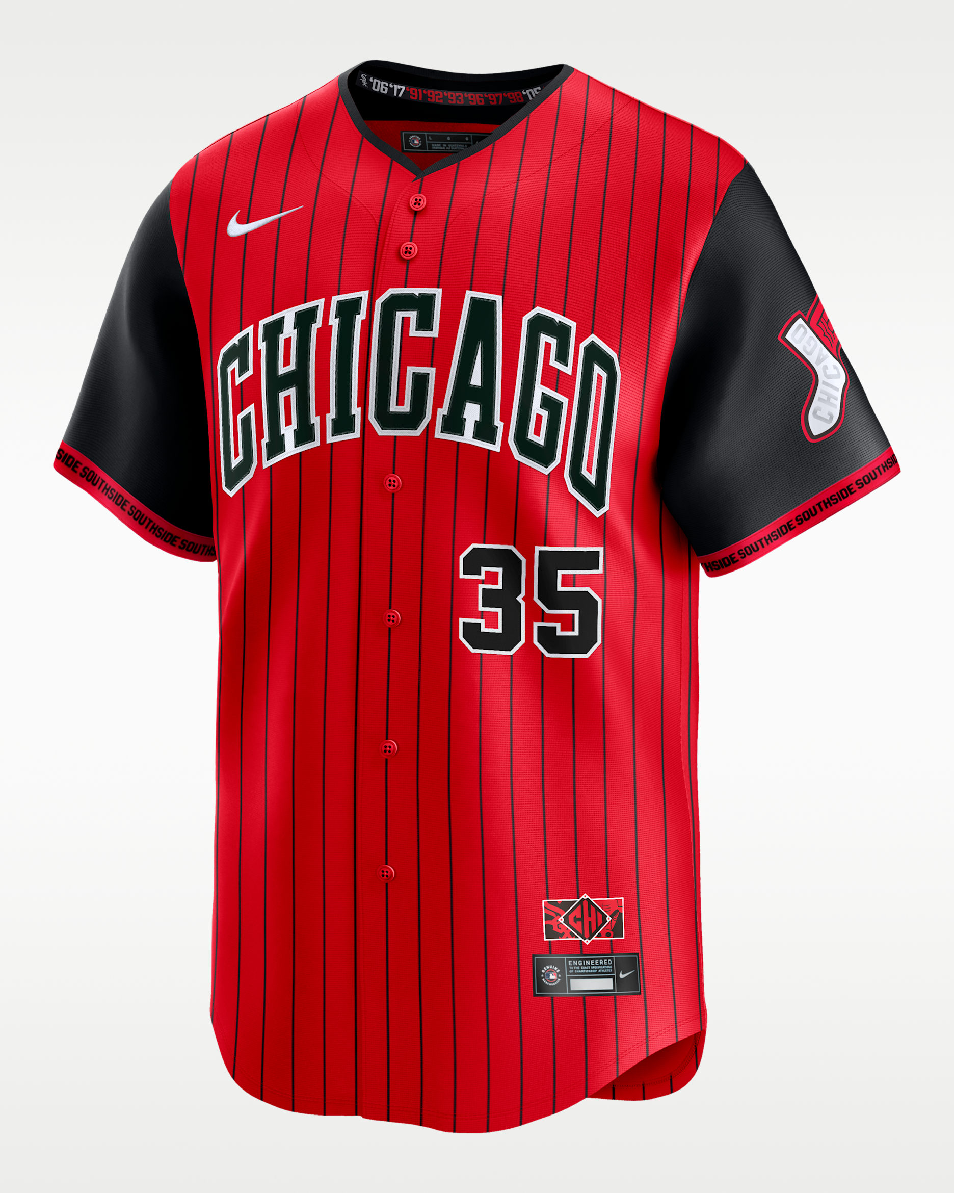 Frank Thomas Chicago White Sox City Connect Men's Nike Dri-FIT ADV MLB Limited Jersey - Red