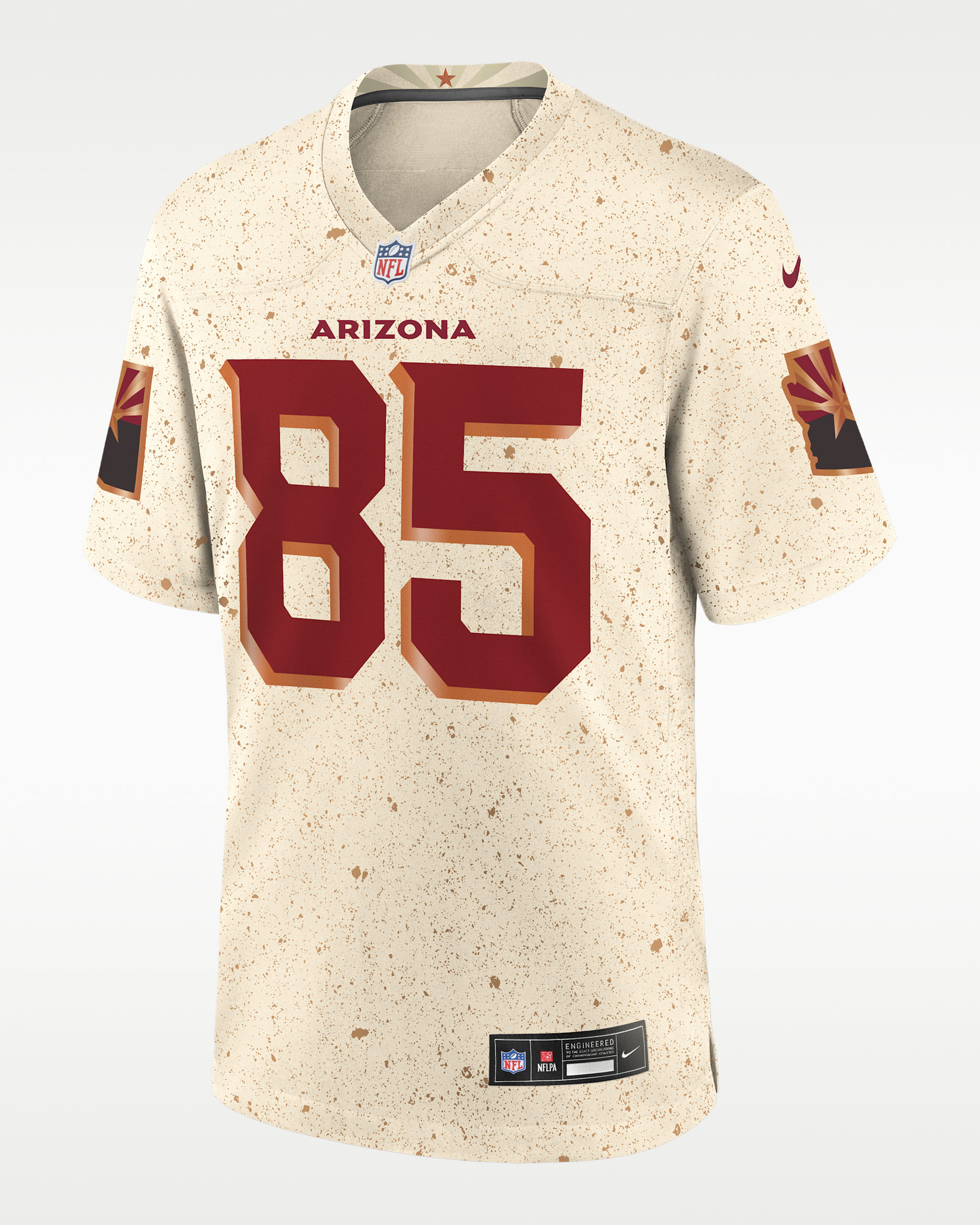 Trey McBride Arizona Cardinals Rivalries Collection Men’s Nike NFL Game Jersey - Natural