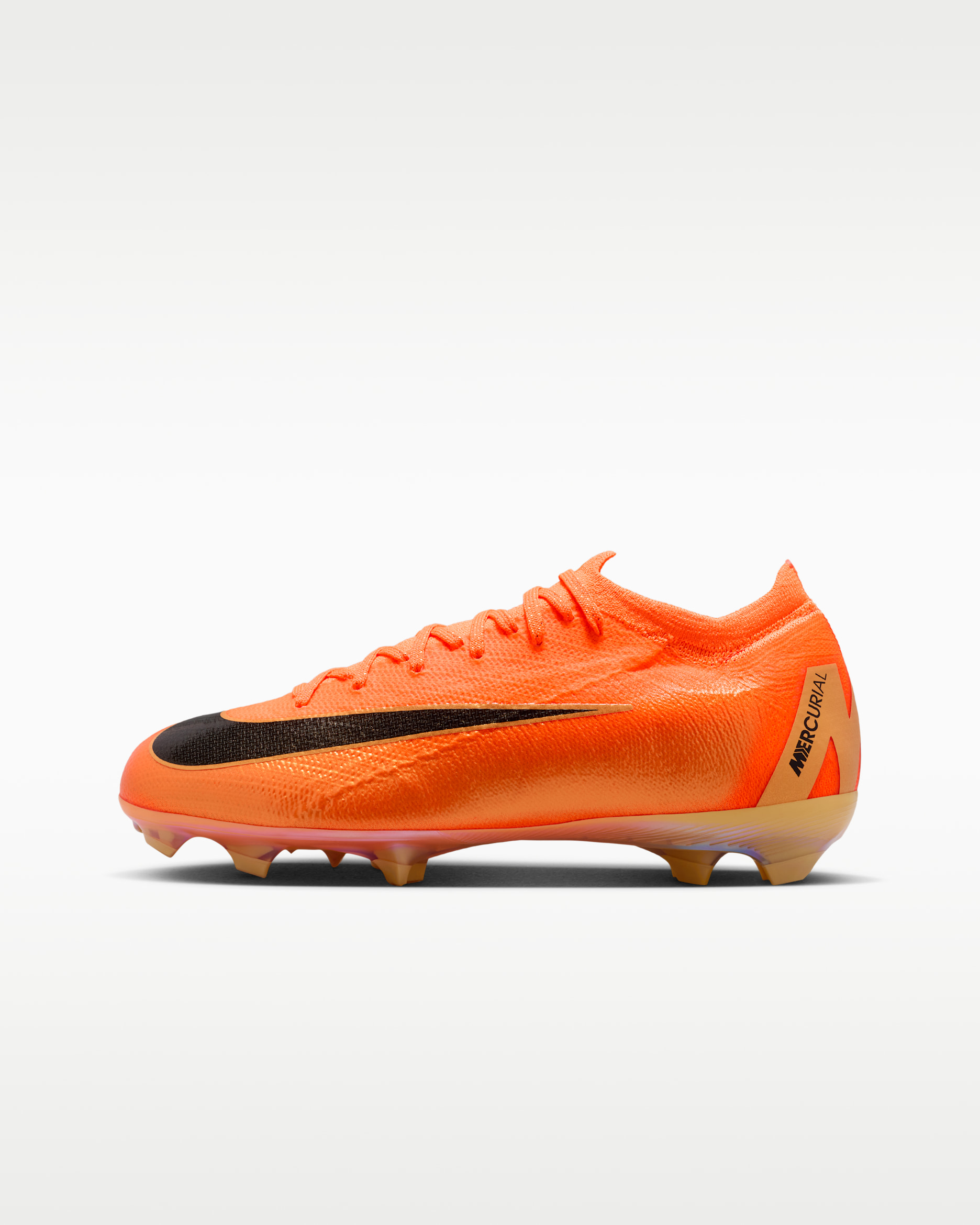 Nike Jr. Mercurial Vapor 16 Pro "Déjà Vu" 大童硬地低筒足球釘鞋 - Total Orange/Metallic Vivid Gold