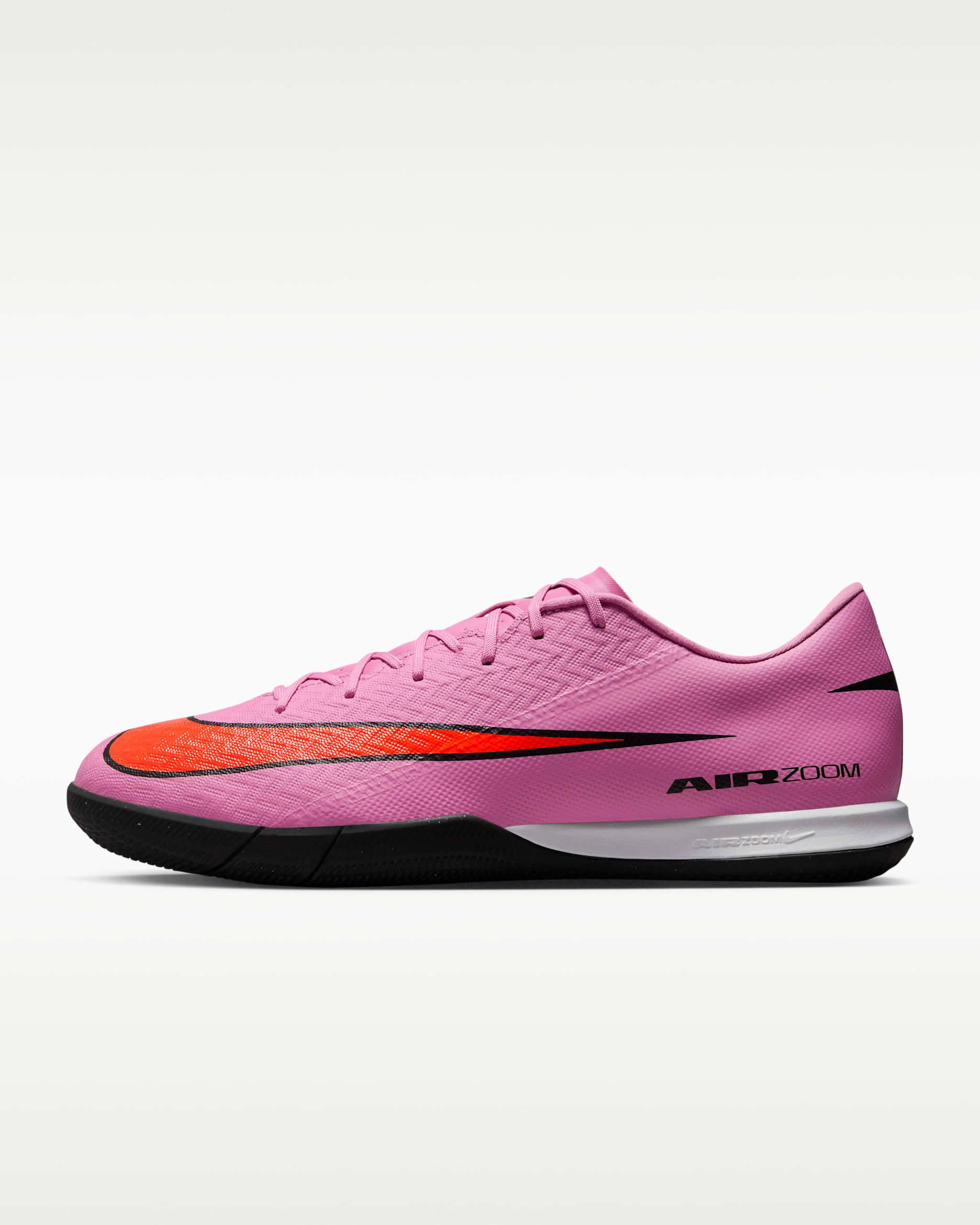Nike Mercurial Vapor 16 Academy Indoor/Court Low-Top Soccer Shoes - Magic Flamingo/Total Crimson/Black