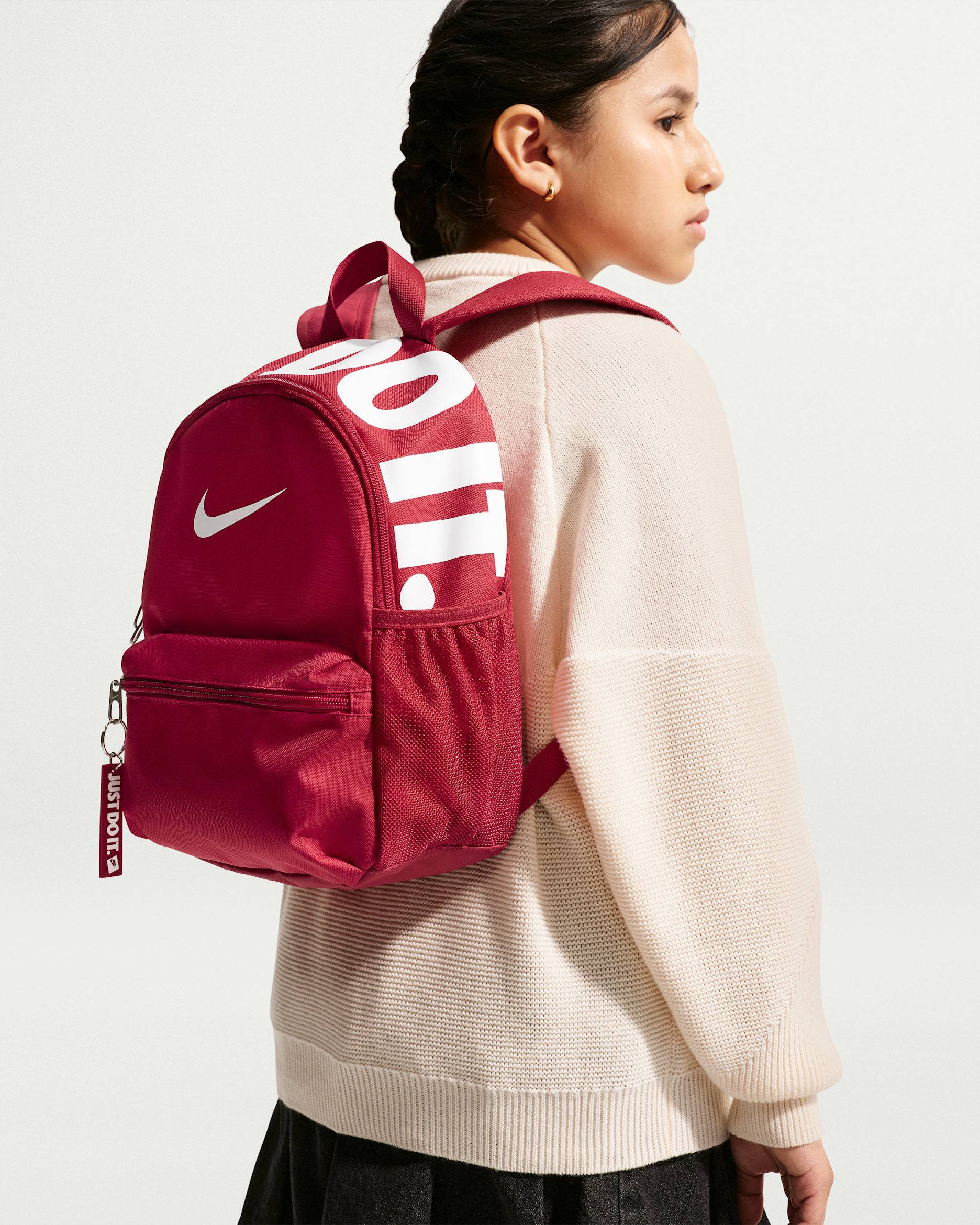Zaino mini Nike JDI Backpack 2.0 (11 l) – Kids - Tough Red/Tough Red/Bianco