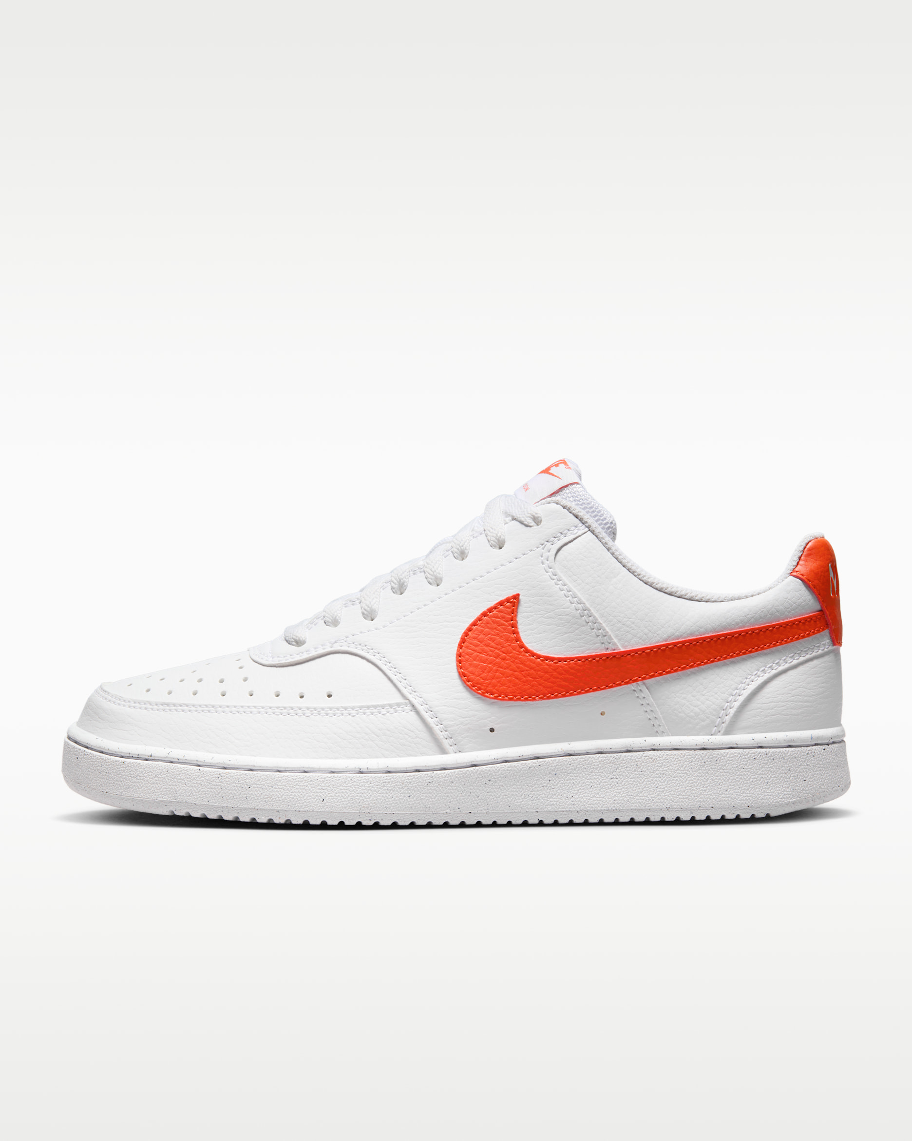 Tenis para hombre Nike Court Vision Low Next Nature - Blanco/Rojo picante