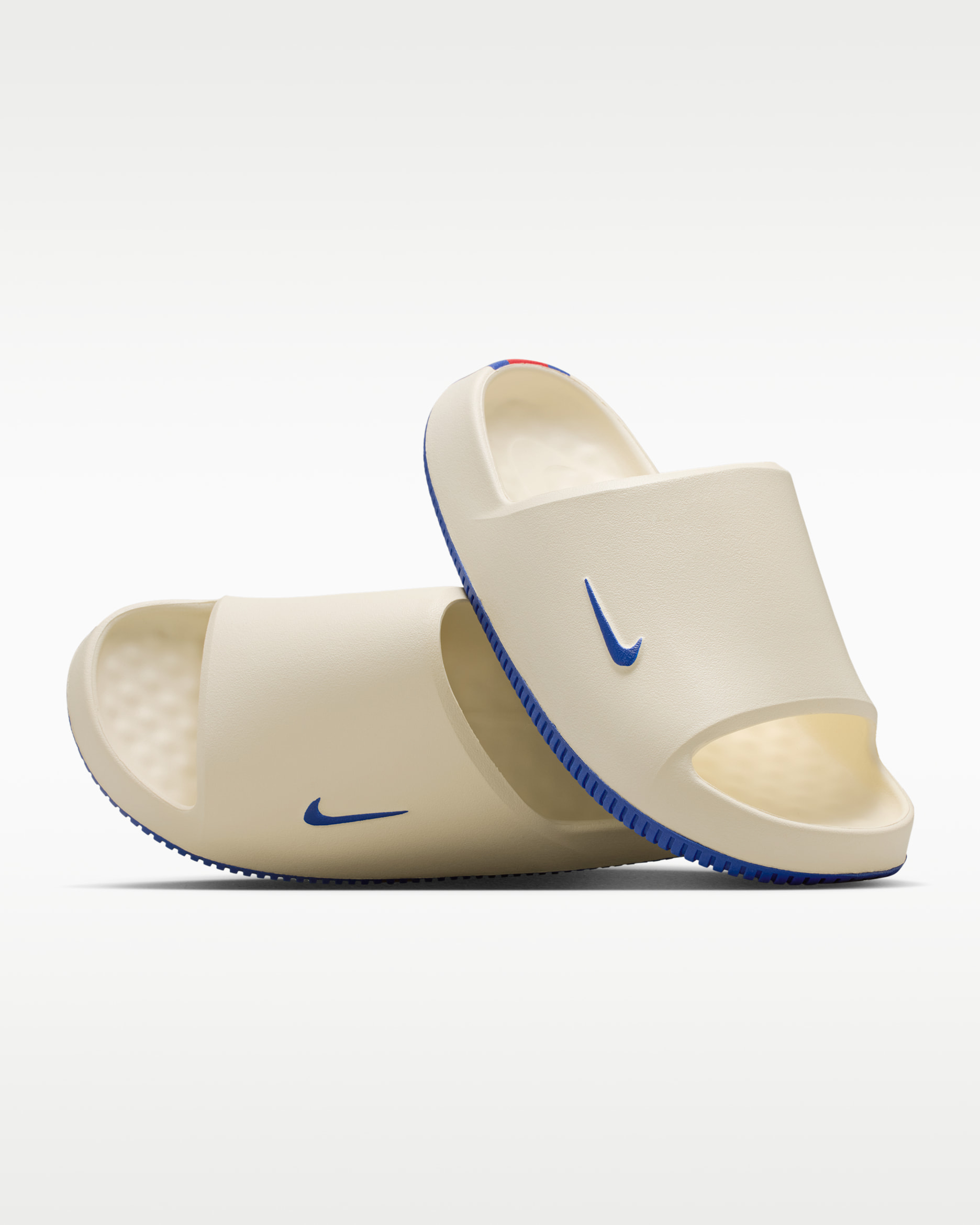 Nike Calm (Buffalo Bills) Men's NFL Slides - Sail/University Red/Old Royal