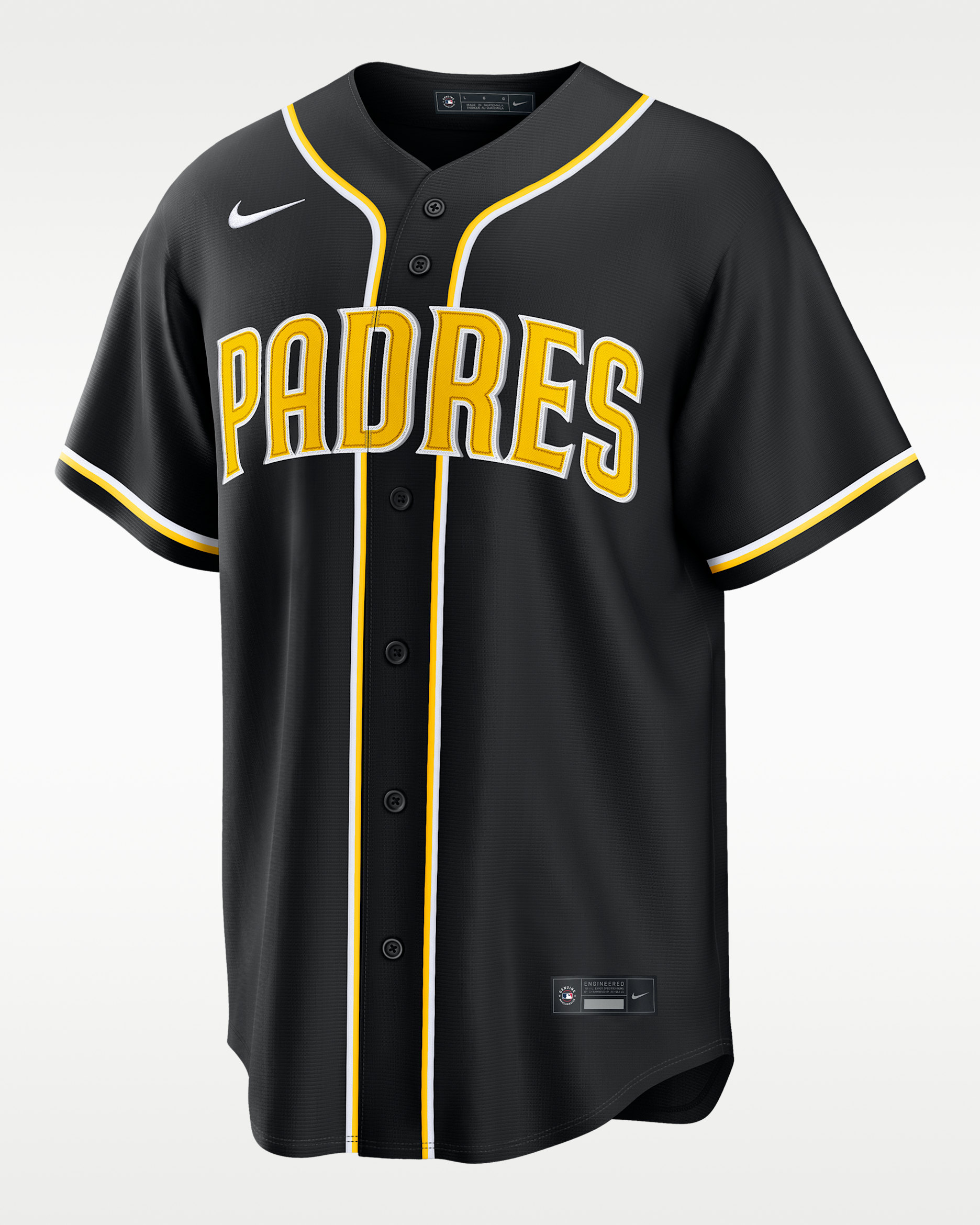 Fernando Tatis Jr. San Diego Padres Men's Nike MLB Replica Fashion Jersey - Black/Yellow