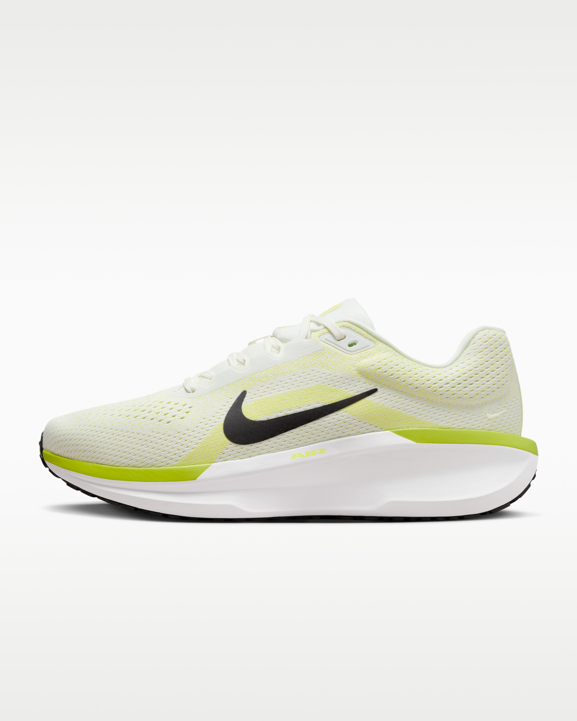 Nike Winflo 11 Men's Road Running Shoes - Sail/Cyber/Life Lime/Black