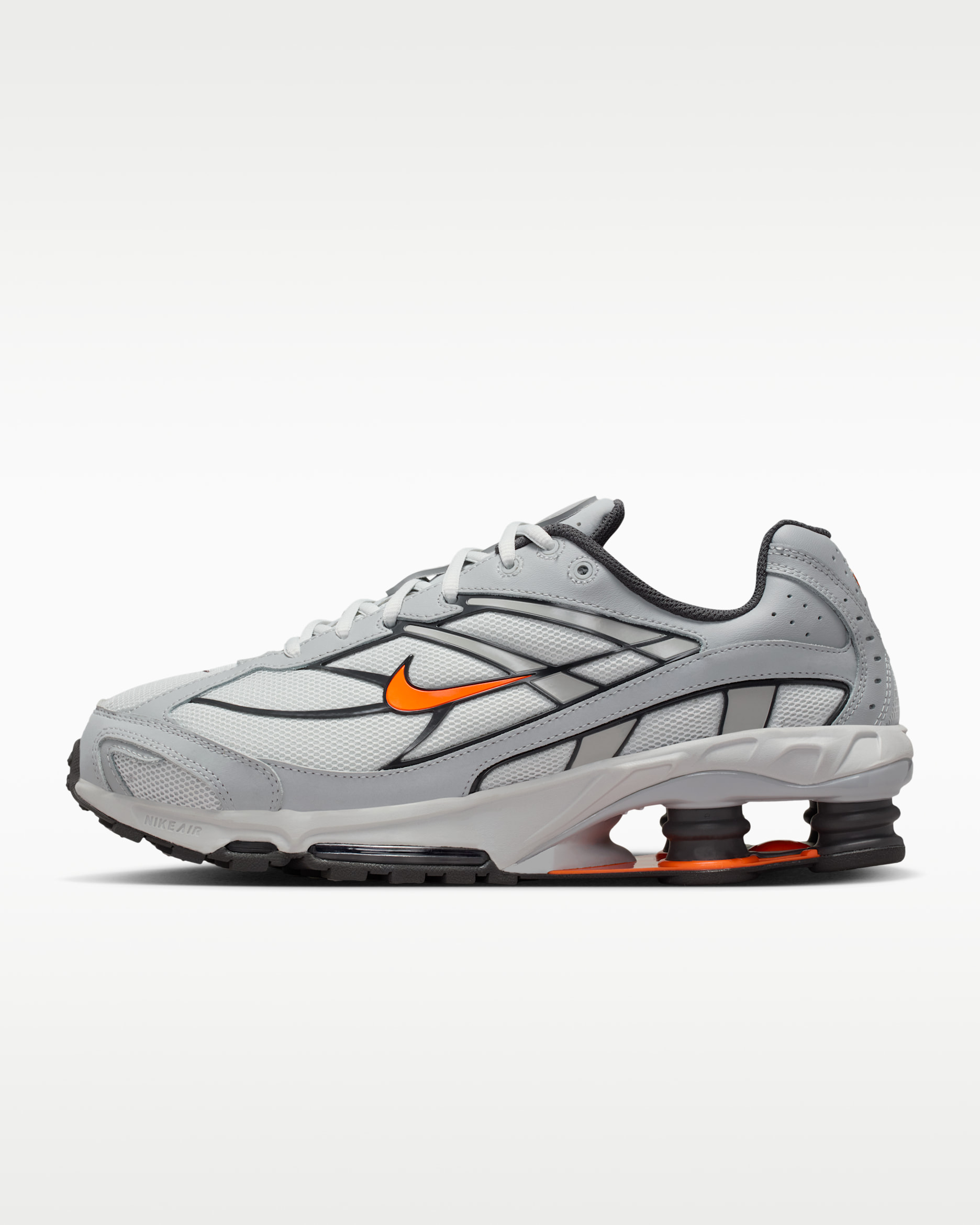 Nike Shox Ride 2 Men's Shoes - Photon Dust/Light Smoke Grey/Medium Ash/Total Orange