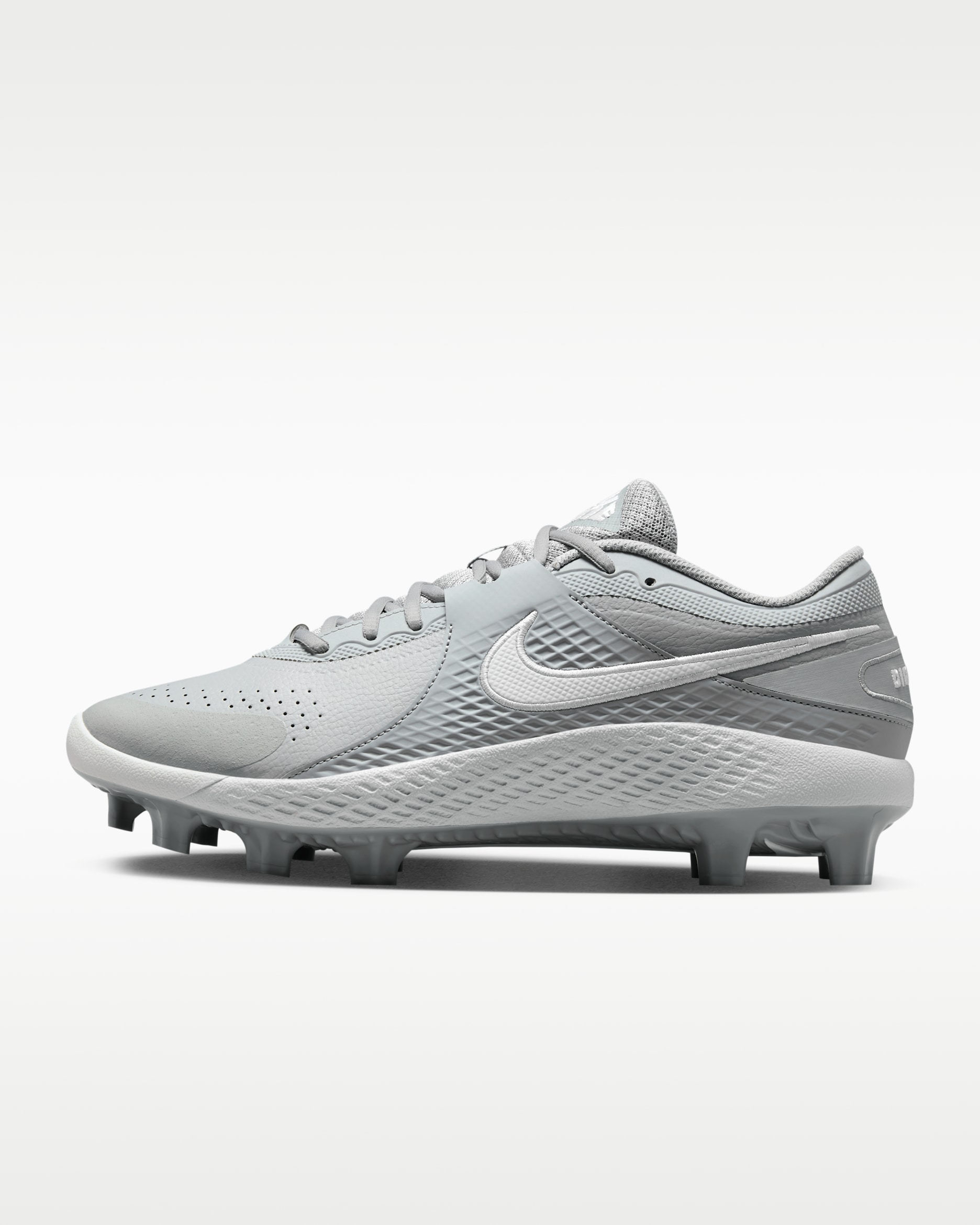 Nike Diamond Gamer MCS Baseball Shoes - Wolf Grey/White