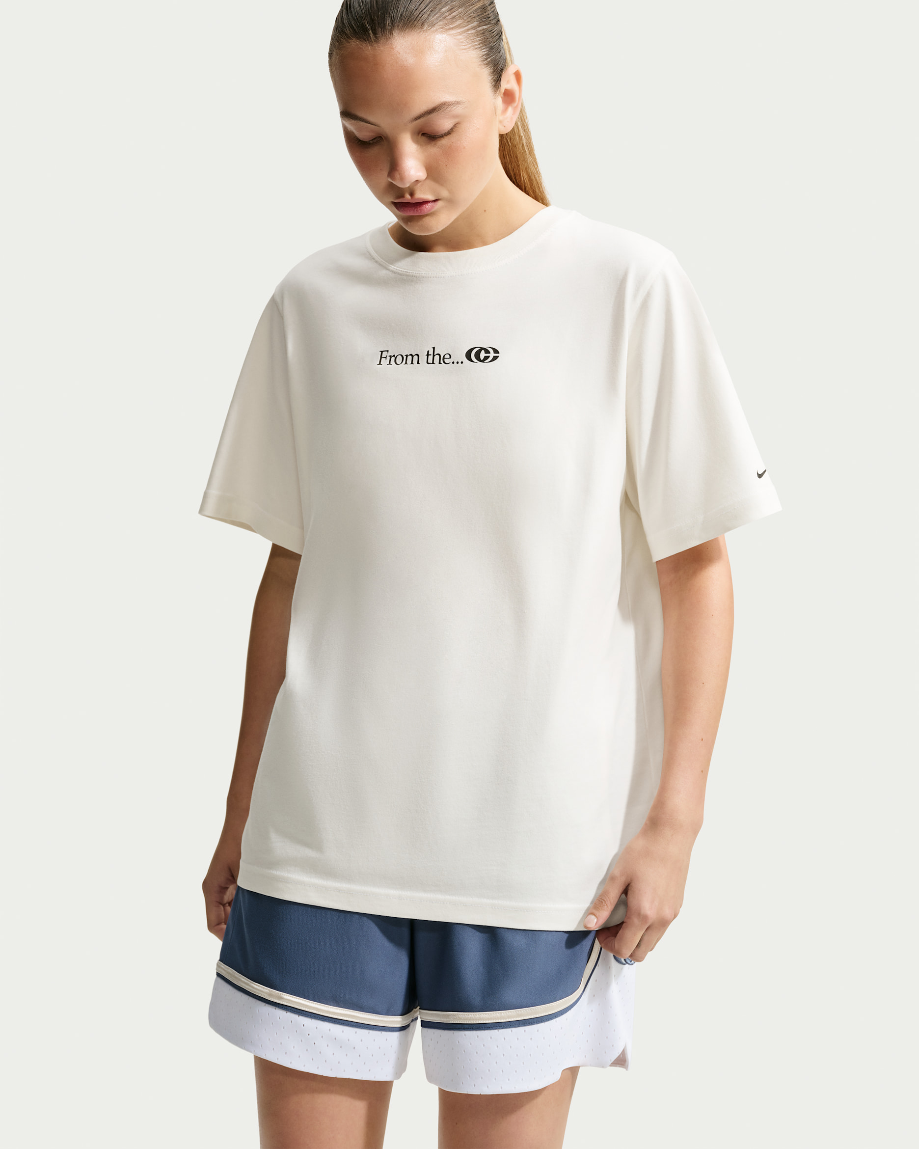 Caitlin Clark Women's Basketball T-Shirt - Sail
