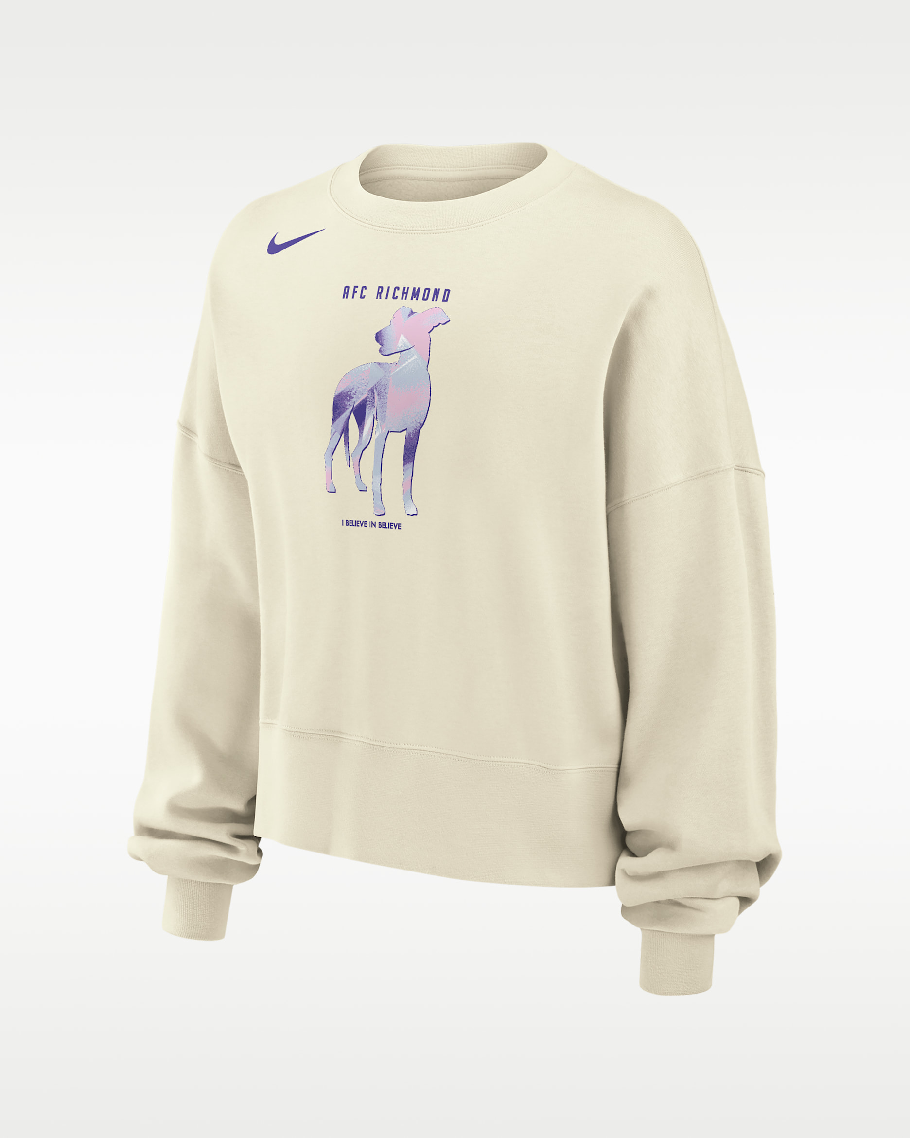 AFC Richmond Phoenix Fleece Women's Nike Crew-Neck Sweatshirt - Sail
