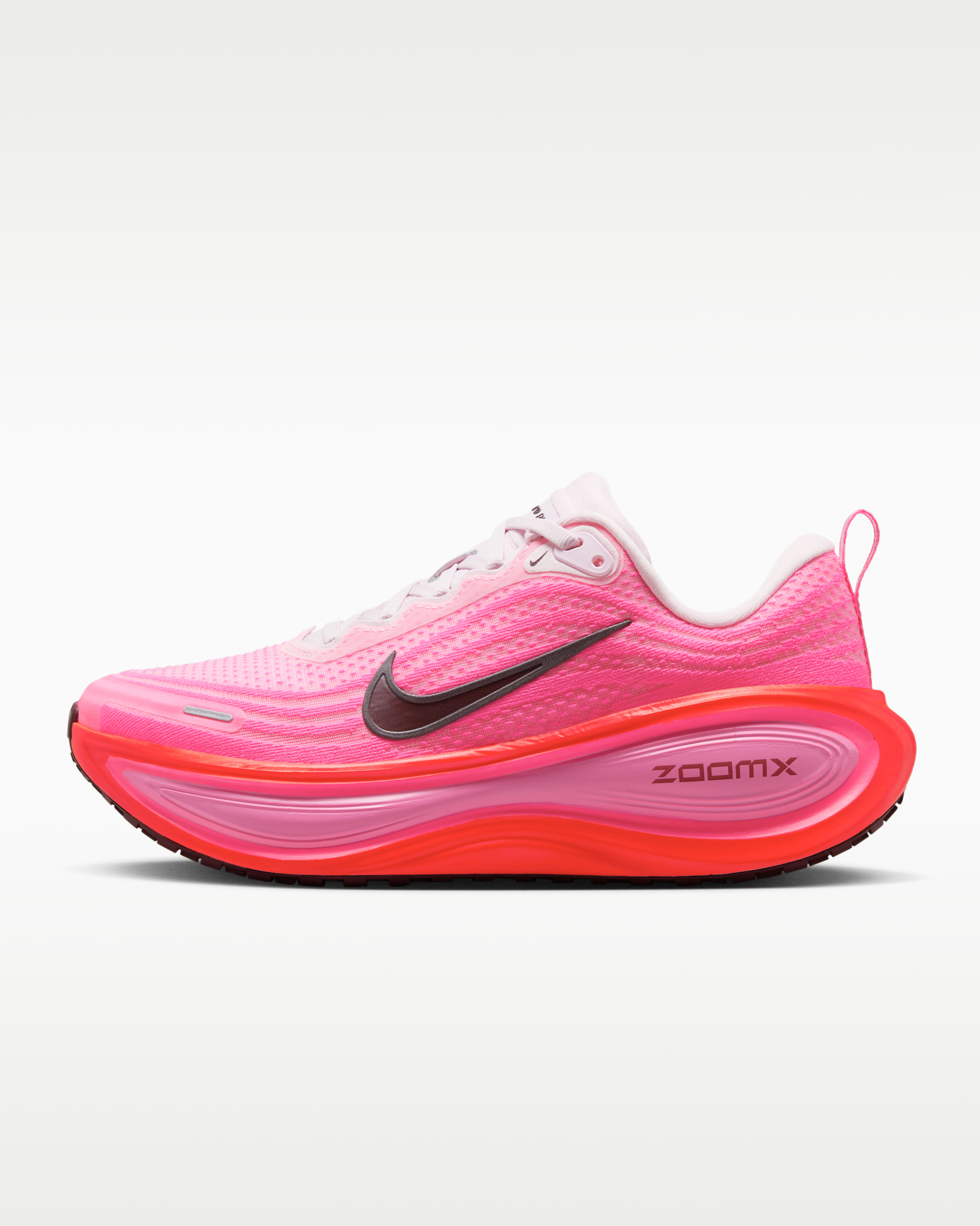 Nike Vomero Plus Women's Road Running Shoes - Hyper Pink/Bright Crimson/Pink Foam/Burgundy Crush