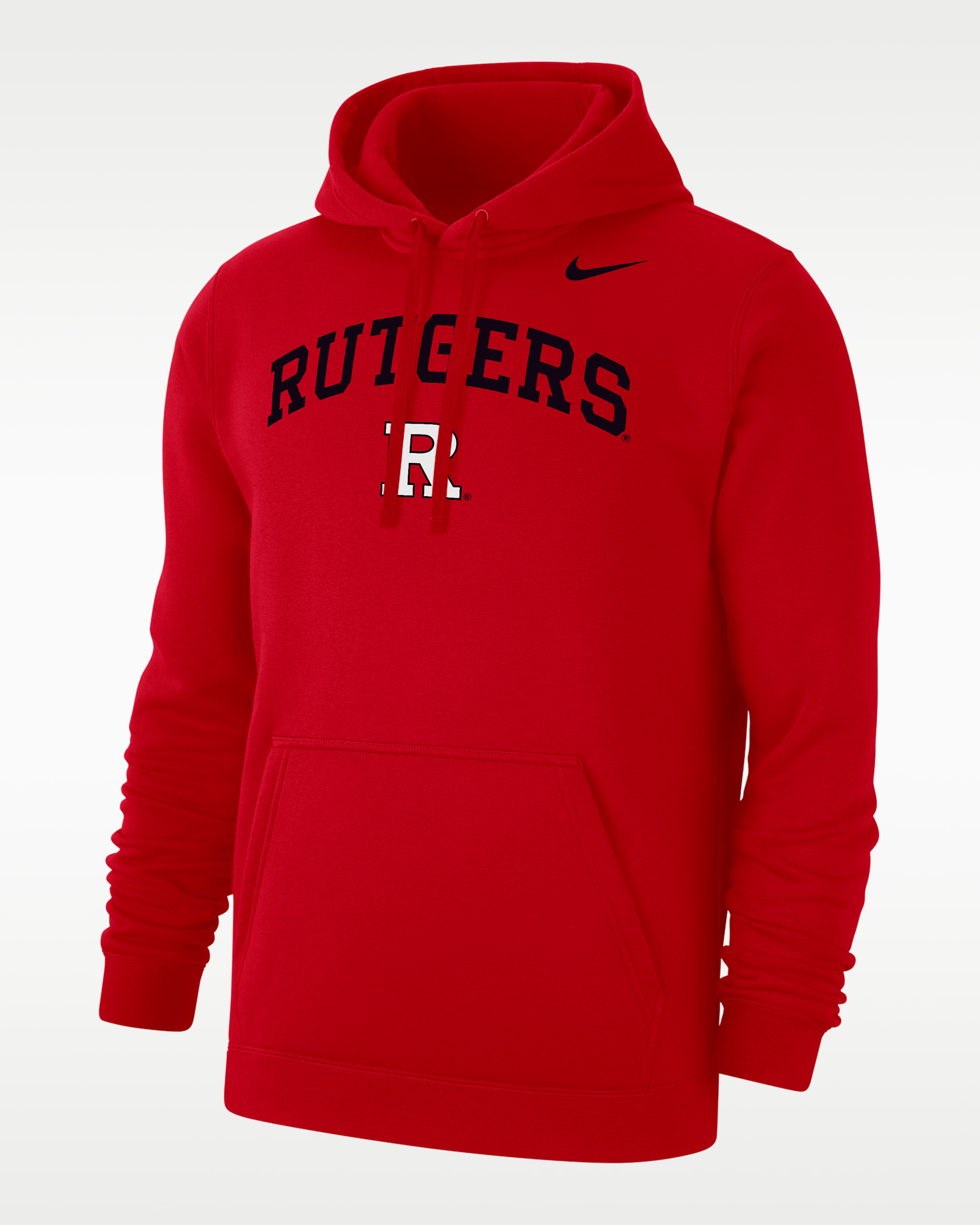Nike Club Men's Basketball Fleece Pullover Hoodie - Red