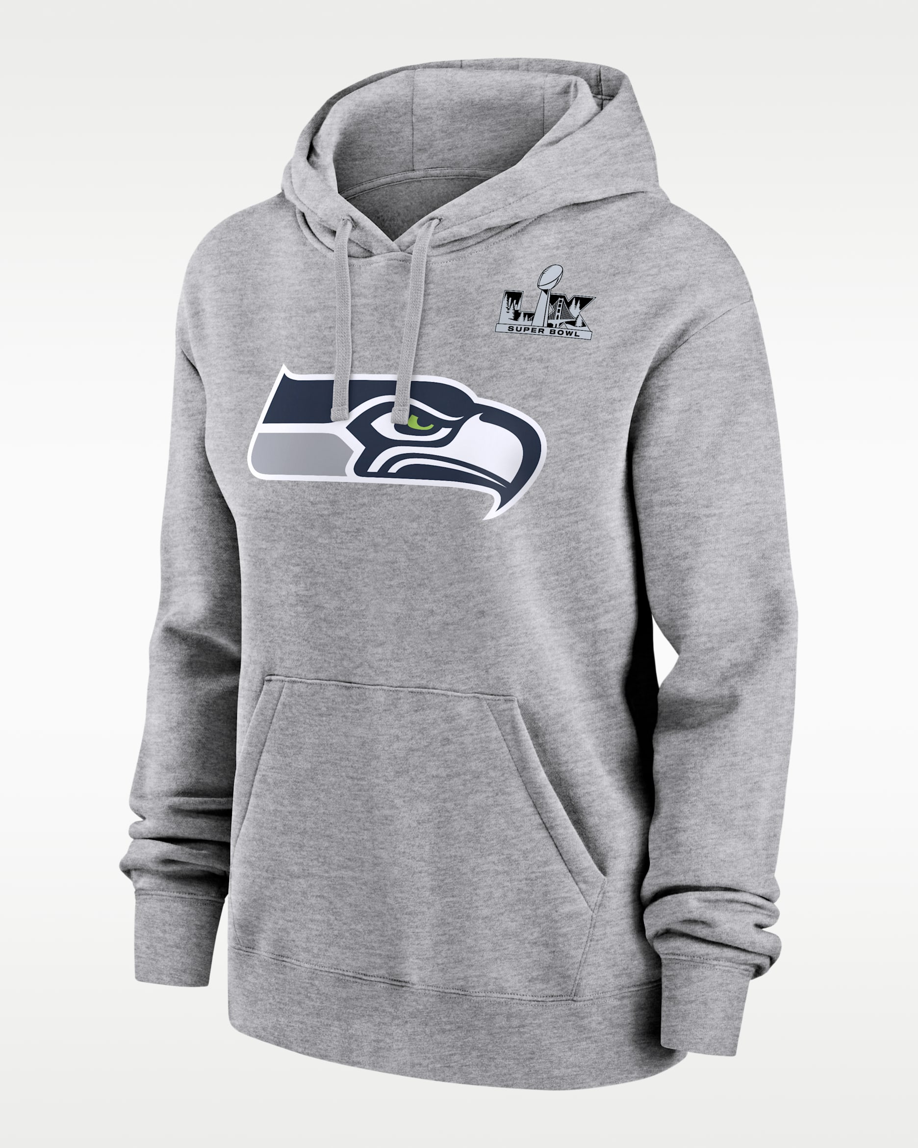 Jaxon Smith-Njigba Seattle Seahawks Super Bowl LX Women's Nike NFL Pullover Hoodie - Heather