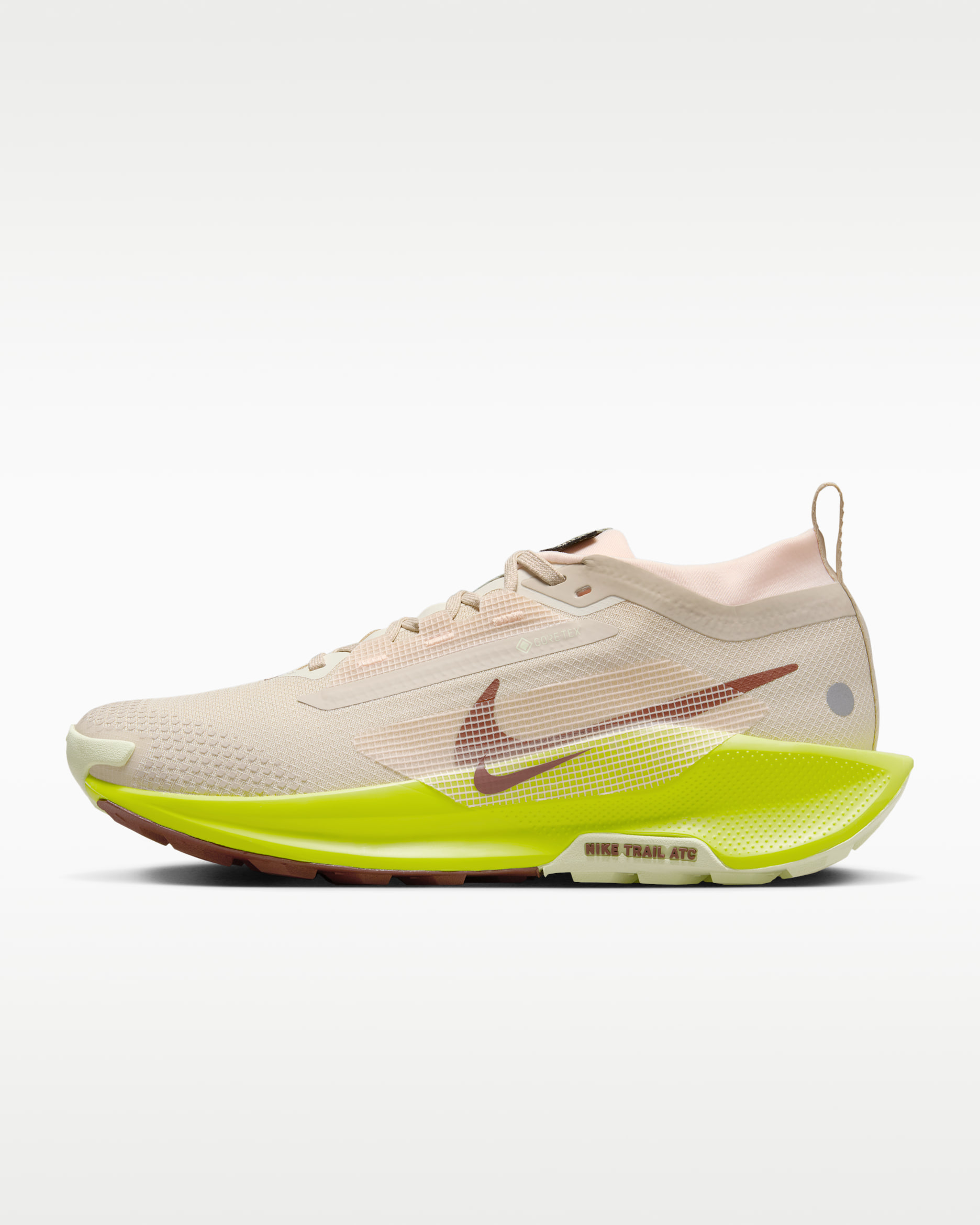 รองเท้าวิ่งเทรลผู้หญิงกันน้ำ Nike Pegasus Trail 5 GORE-TEX - Sanddrift/Cyber/Life Lime/Dark Pony