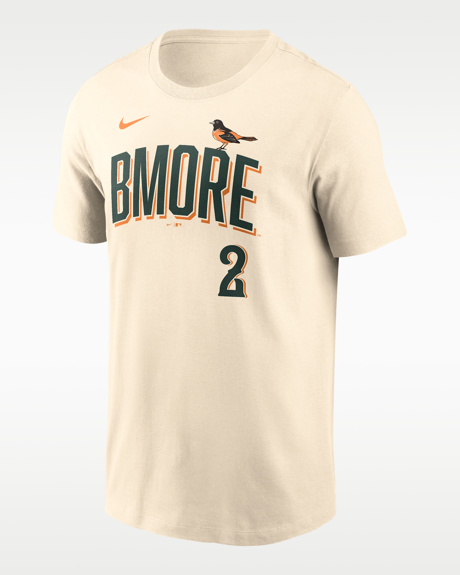 Gunnar Henderson Baltimore Orioles City Connect Men's Nike MLB T-Shirt - Natural