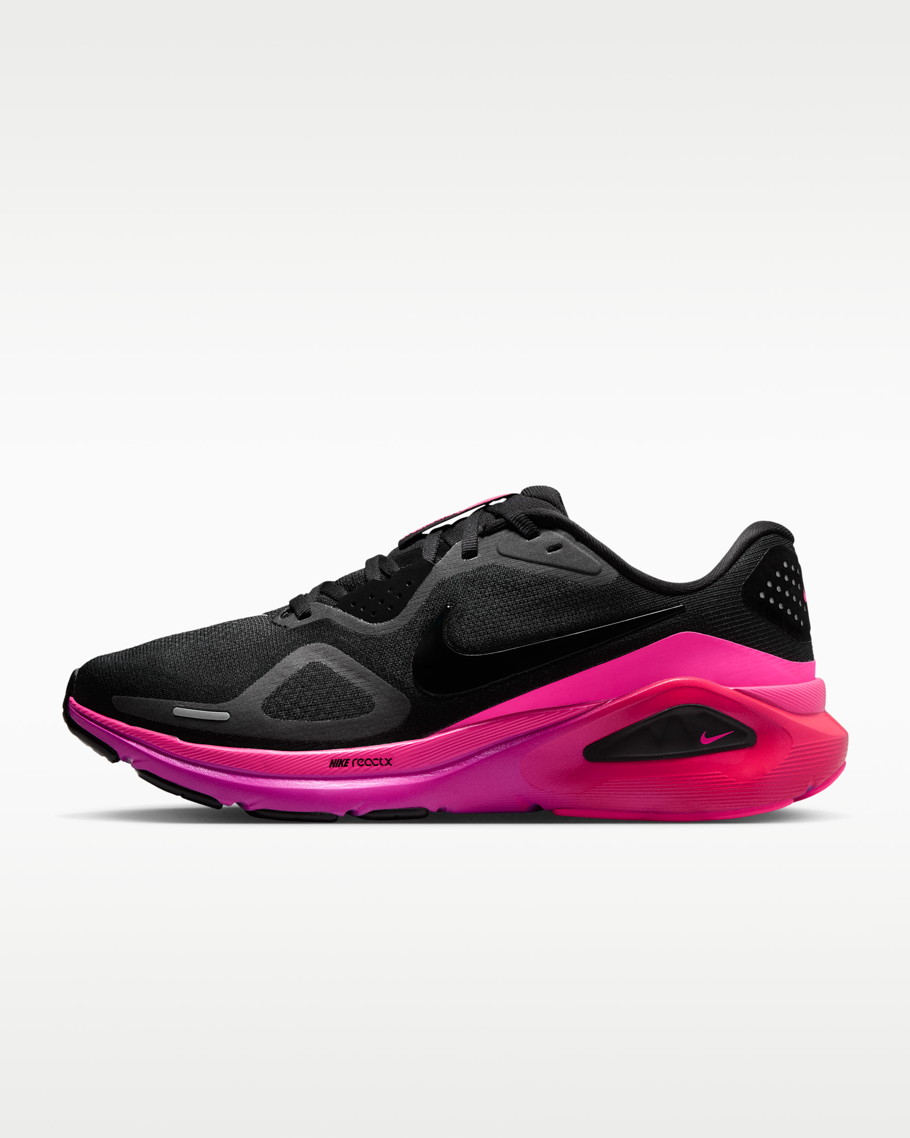 Nike Structure 26 Women's Road Running Shoes - Black/Hyper Pink/Laser Crimson/Black