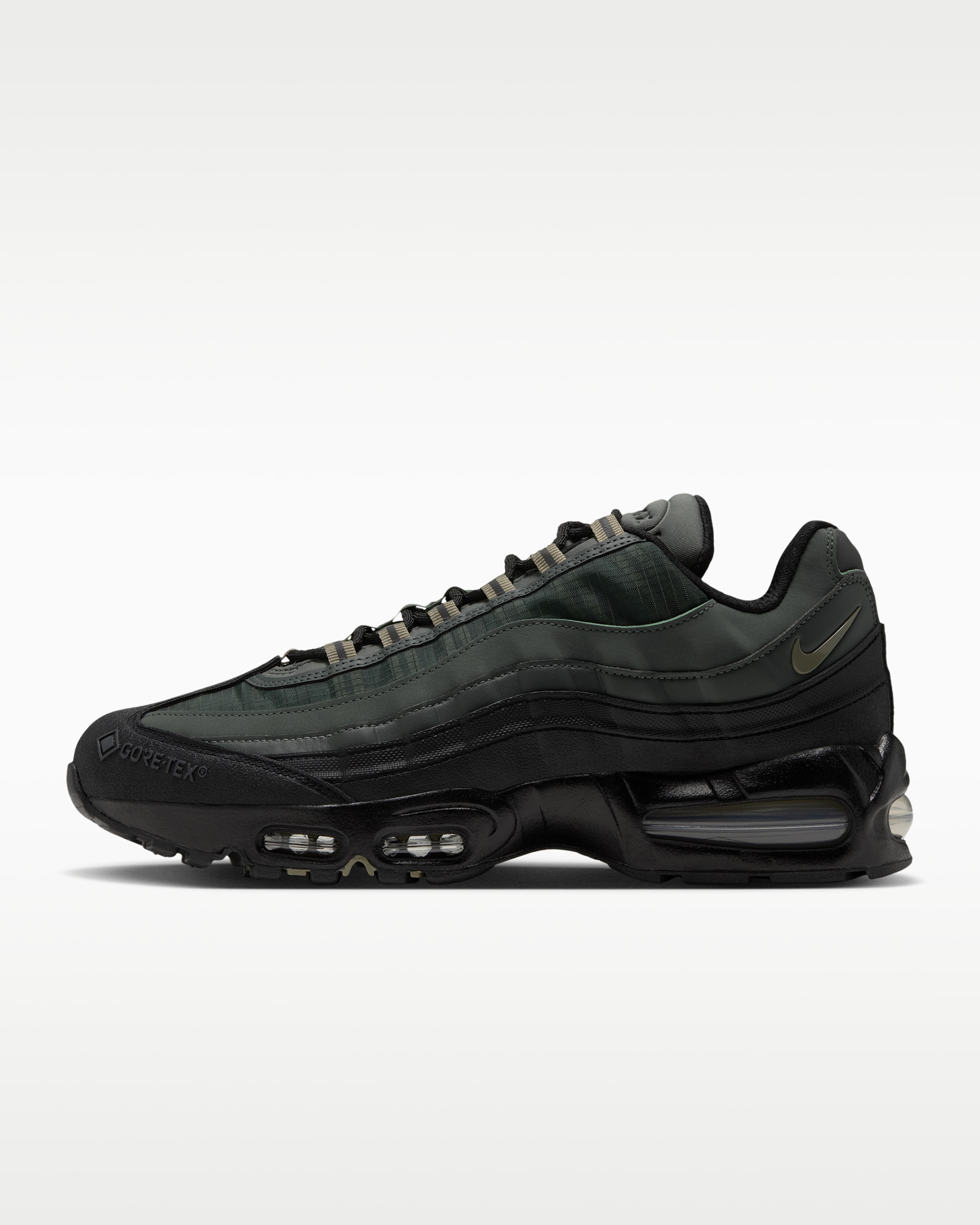 Vinterskor Nike Air Max 95 Big Bubble GORE-TEX för män - Camo Green/Svart/Metallic Dark Grey/Neutral Olive