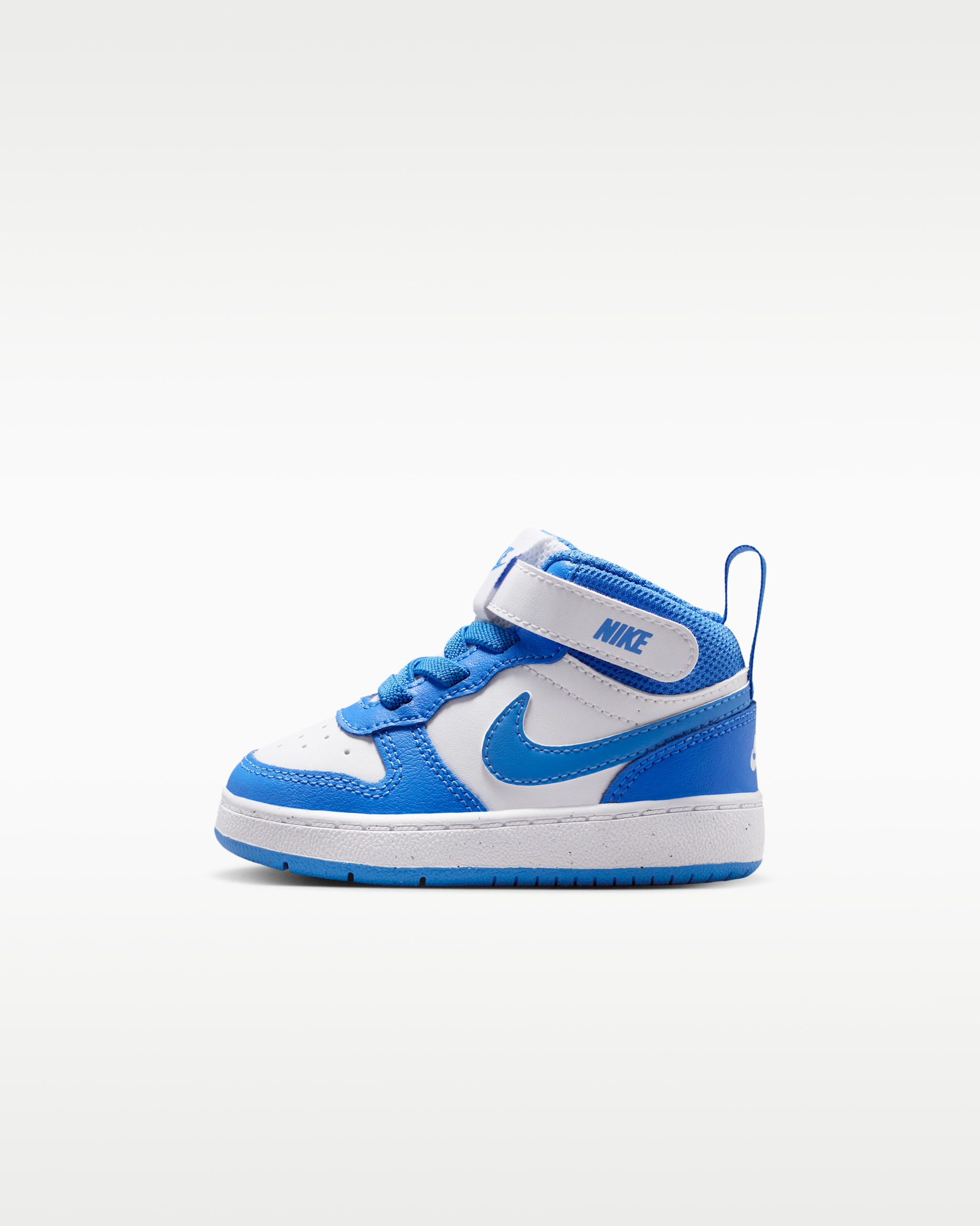 Nike Court Borough Mid 2 Baby/Toddler Shoes - White/Blue Crystal/White/Blue Crystal